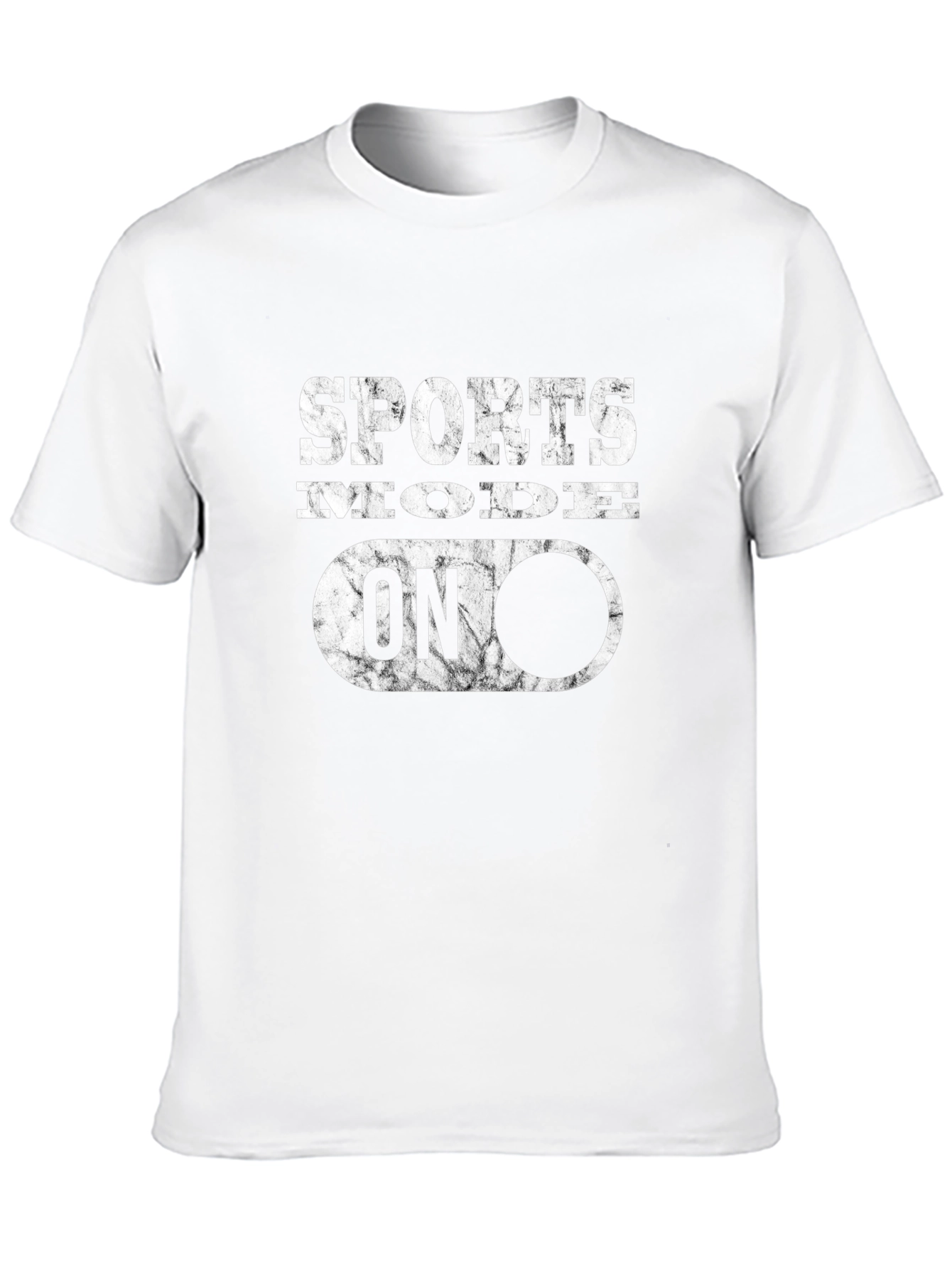 Sports Mode ON Black T-Shirt