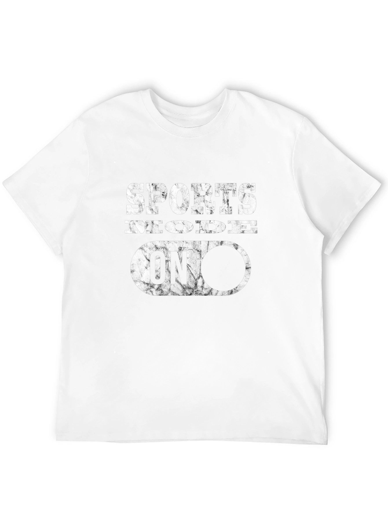 Sports Mode ON Black T-Shirt