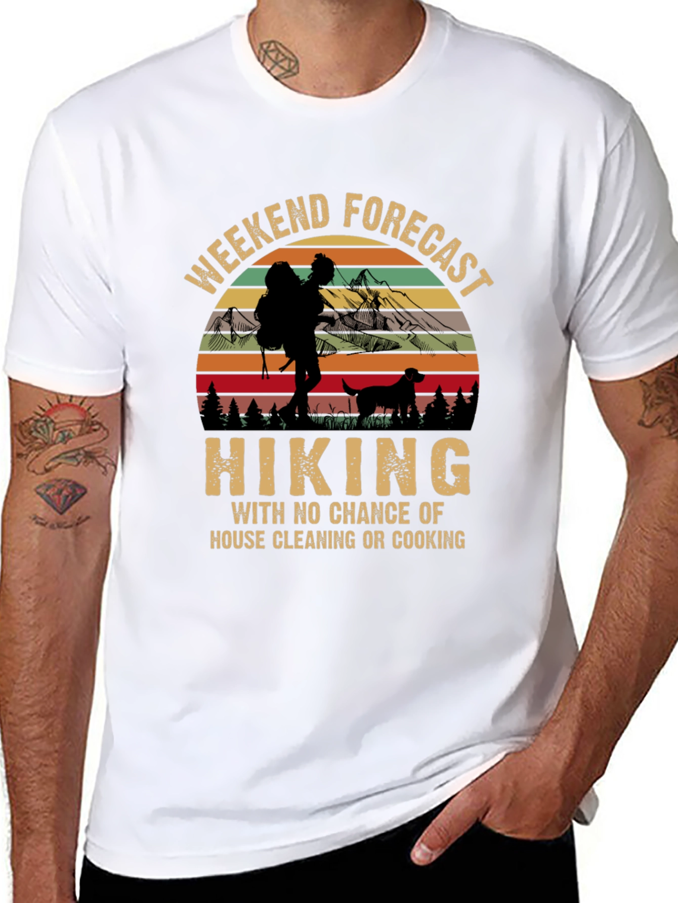 Weekend Hiking Forecast T-Shirt