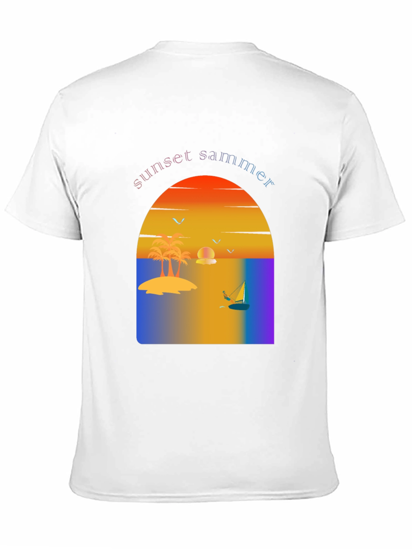 Sunset Summer Graphic Tee - Vacation Vibes T-Shirt