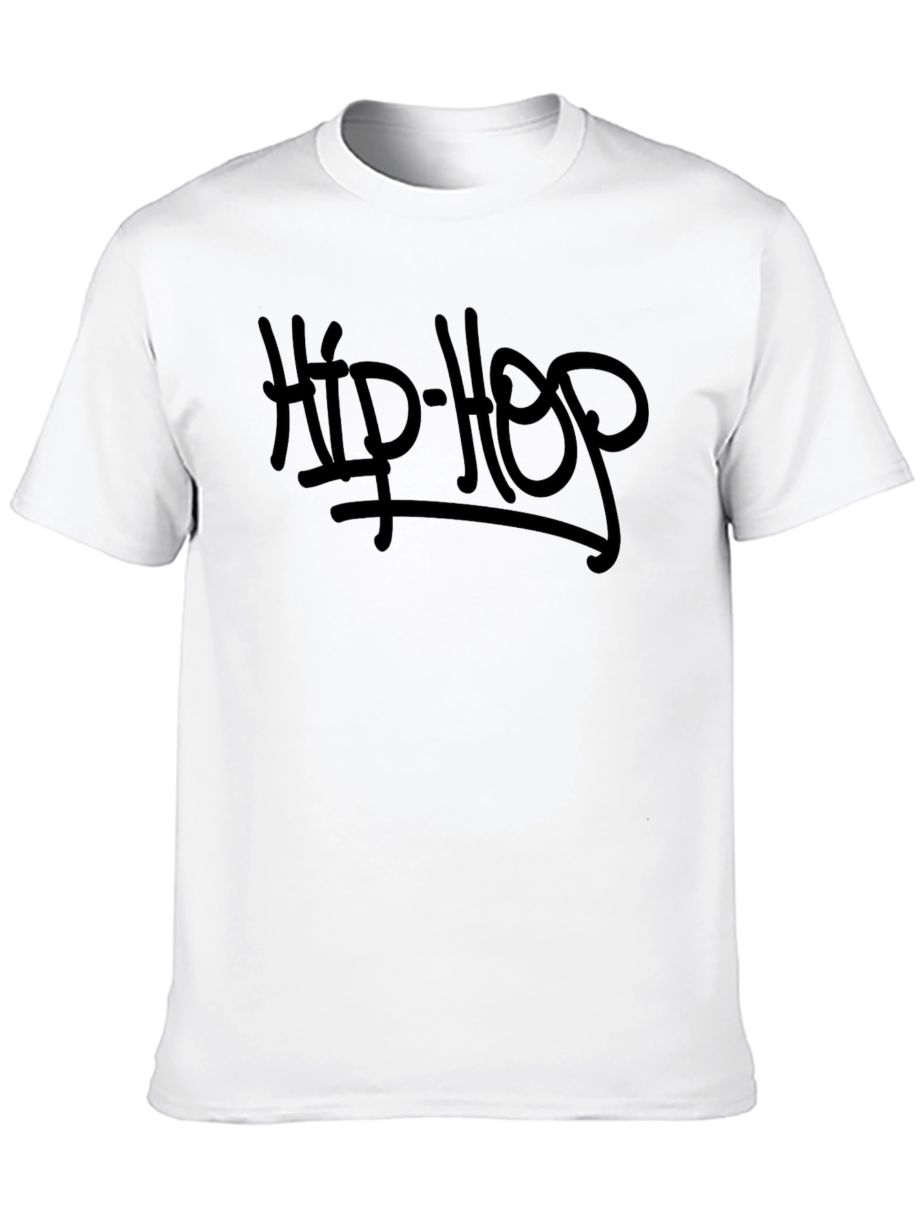 Hip-Hop Graphic Print T-Shirt