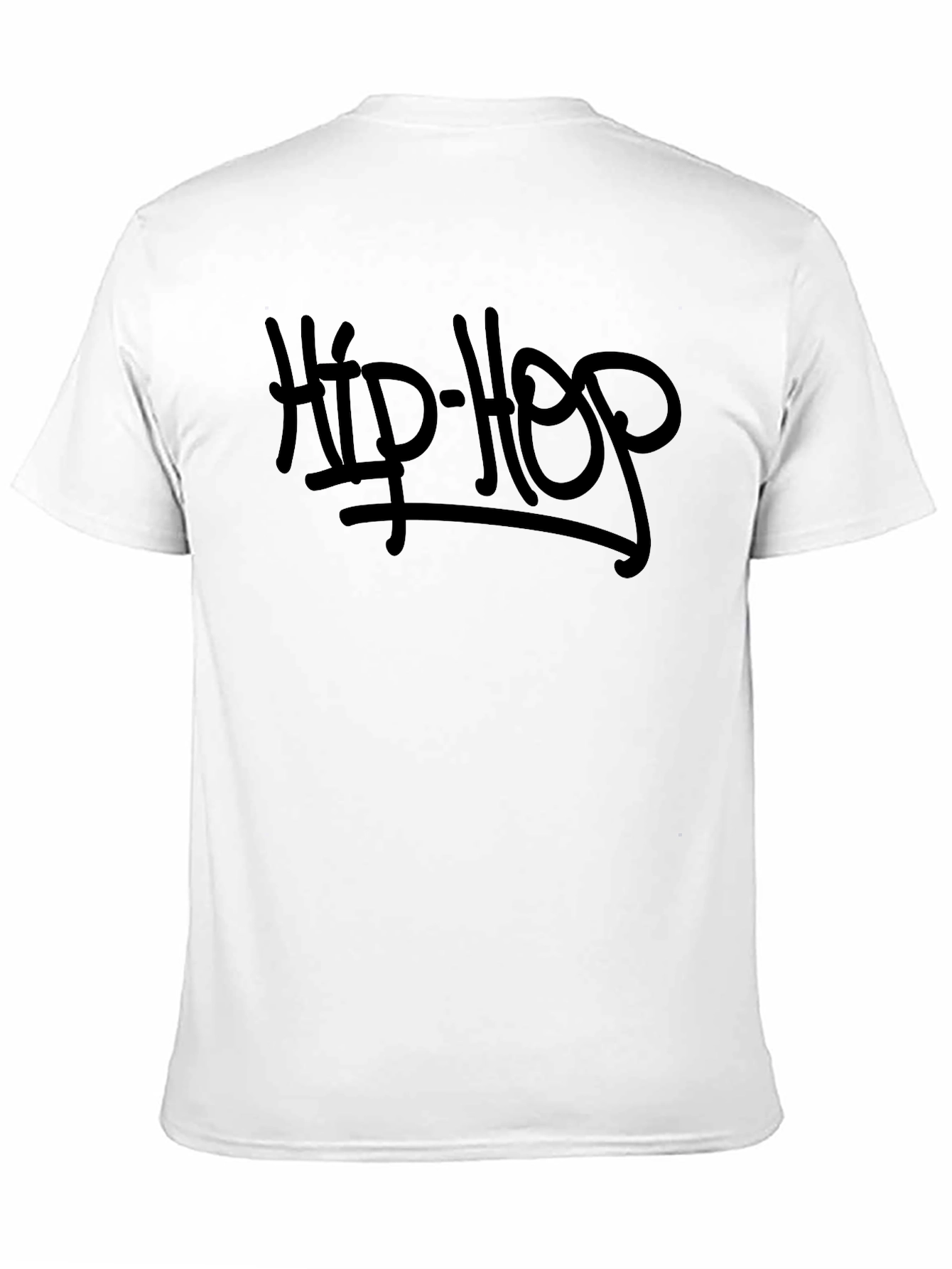 Hip-Hop Graphic Print T-Shirt
