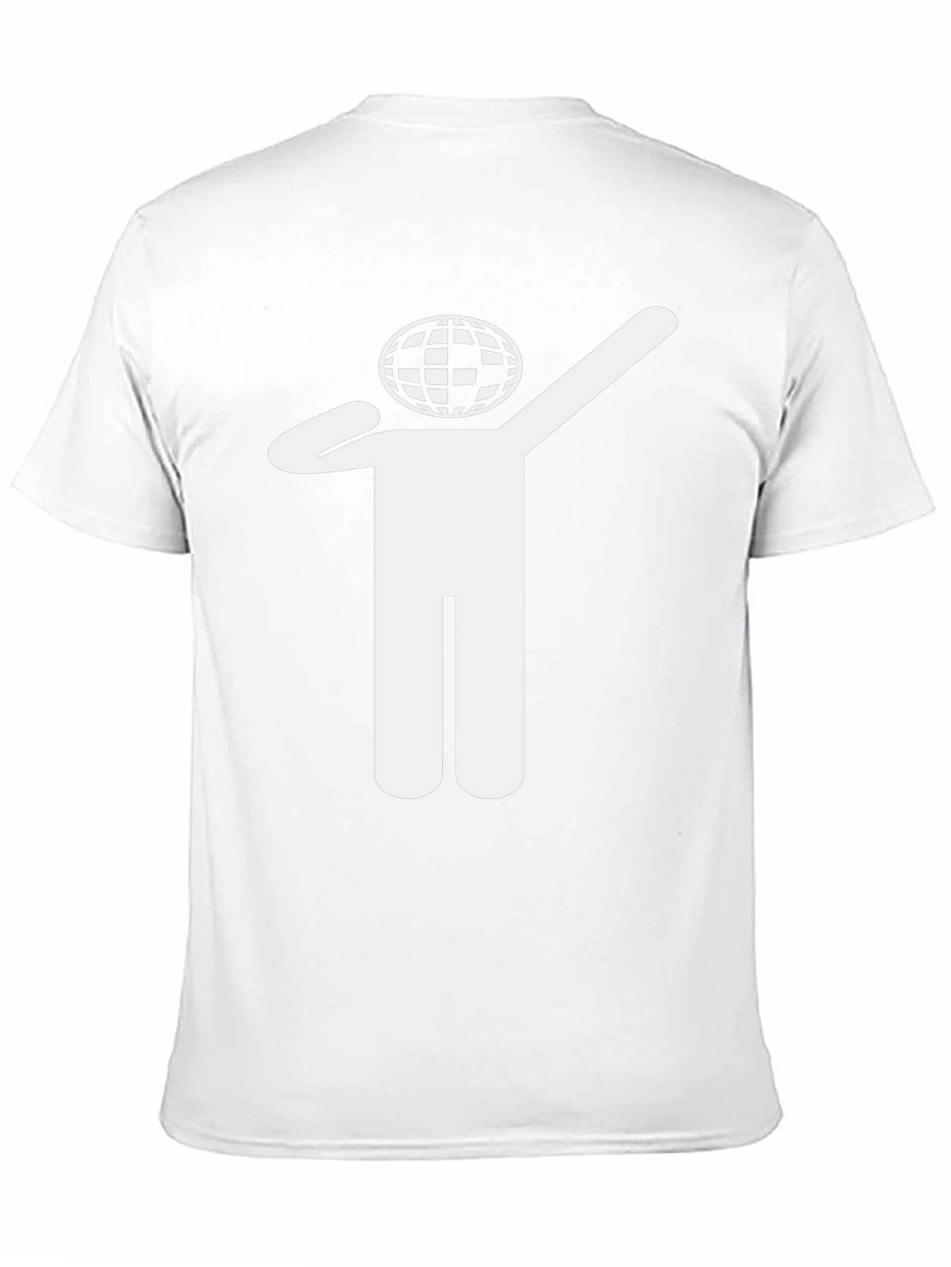 Dabbing Globe Graphic T-Shirt - Black