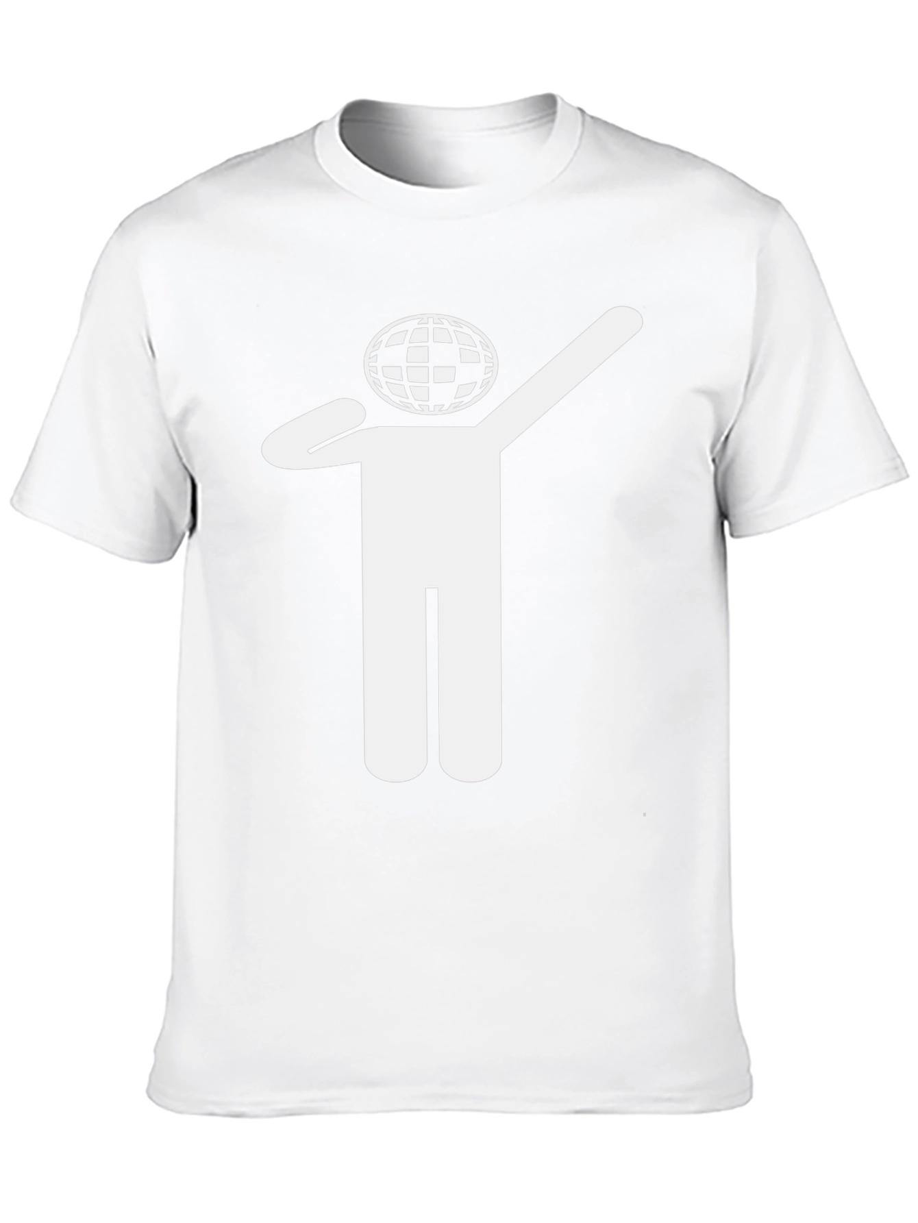 Dabbing Globe Graphic T-Shirt - Black