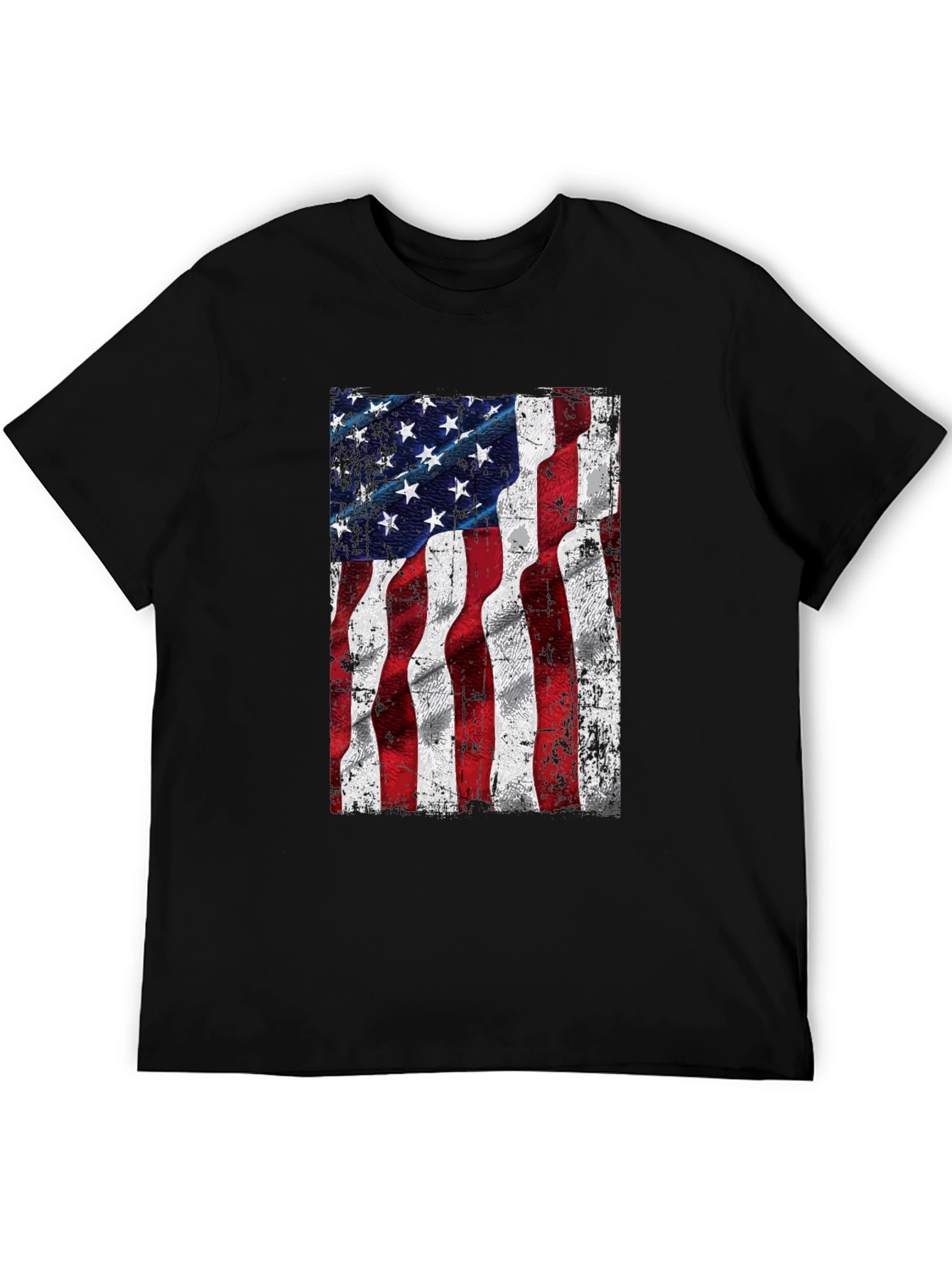 USA Flag Graphic T-Shirt - Patriotic Design