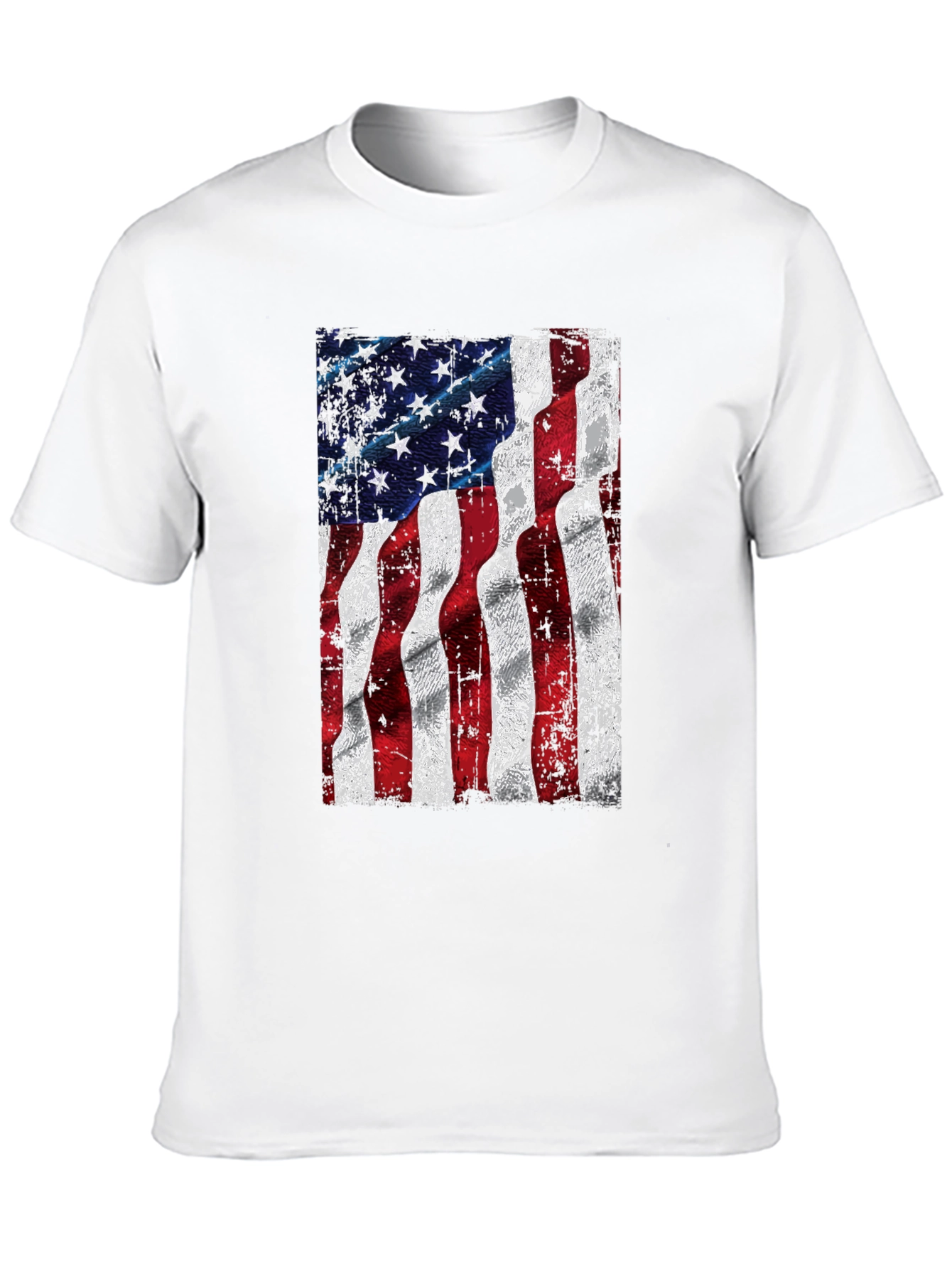 USA Flag Graphic T-Shirt - Patriotic Design