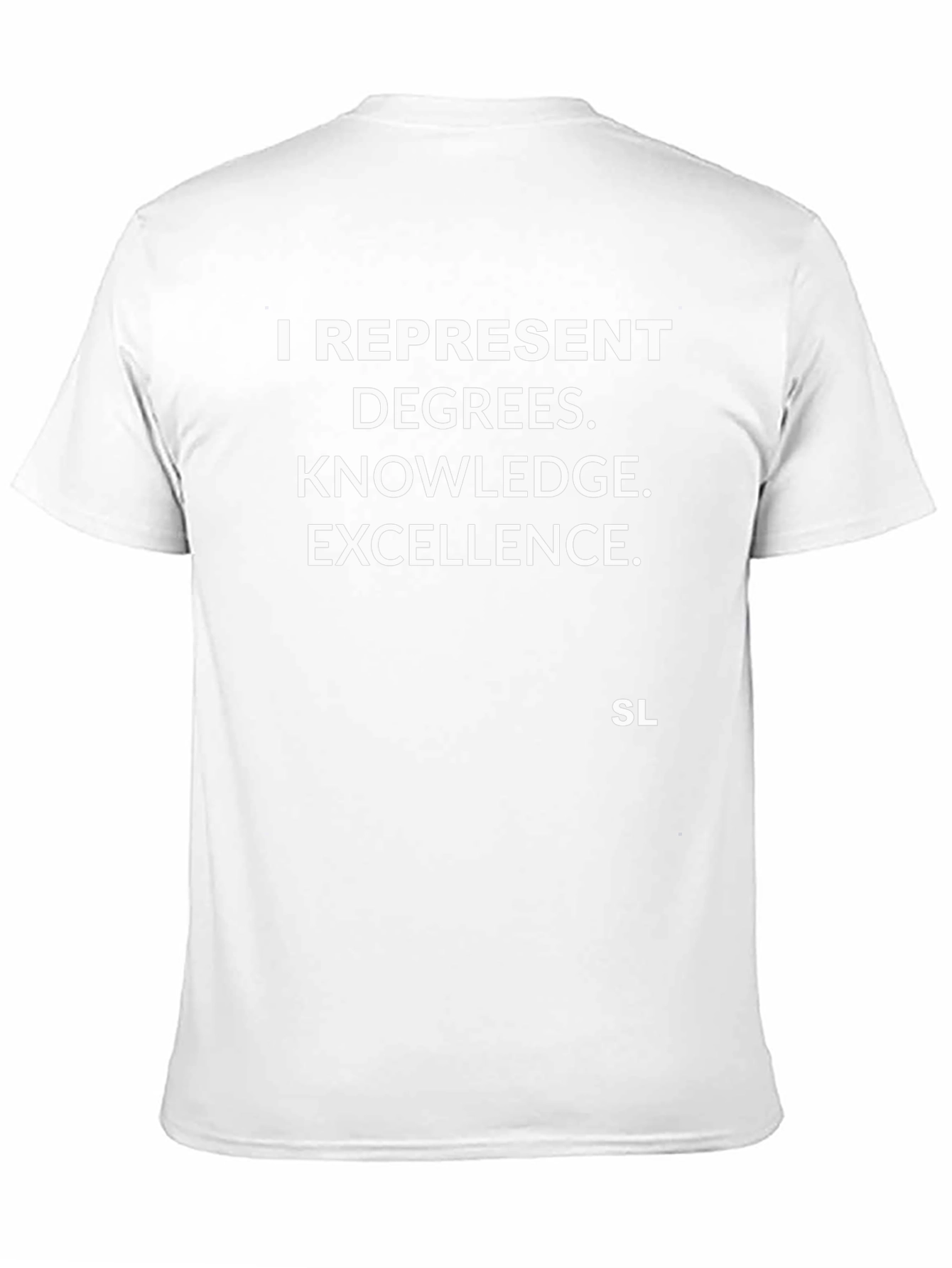 I Represent Excellence Black T-Shirt