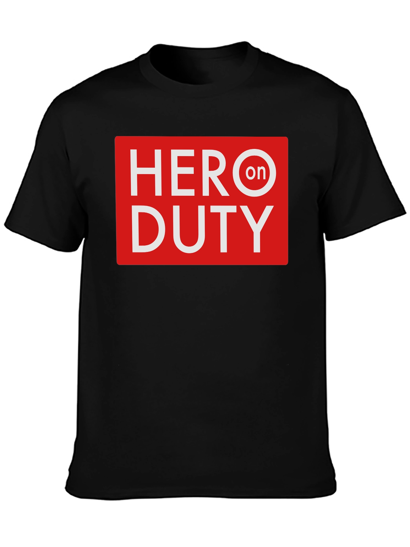 Hero On Duty Black T-Shirt