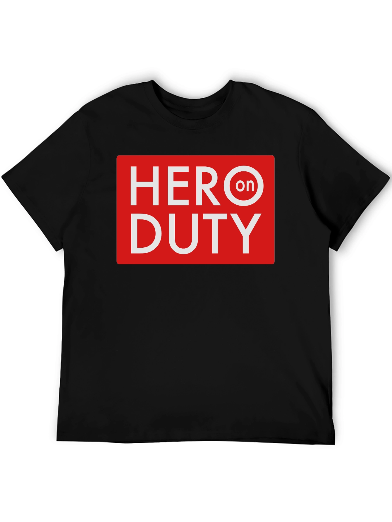 Hero On Duty Black T-Shirt