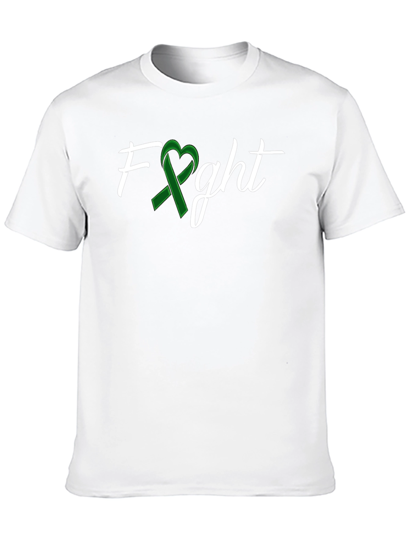Fight Ribbon Heart T-Shirt - Support Awareness
