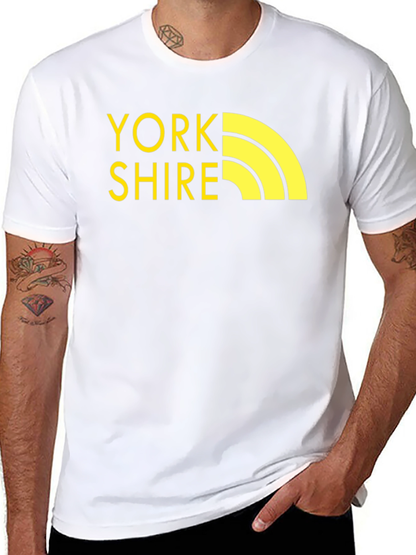 Yorkshire Graphic T-Shirt - Black
