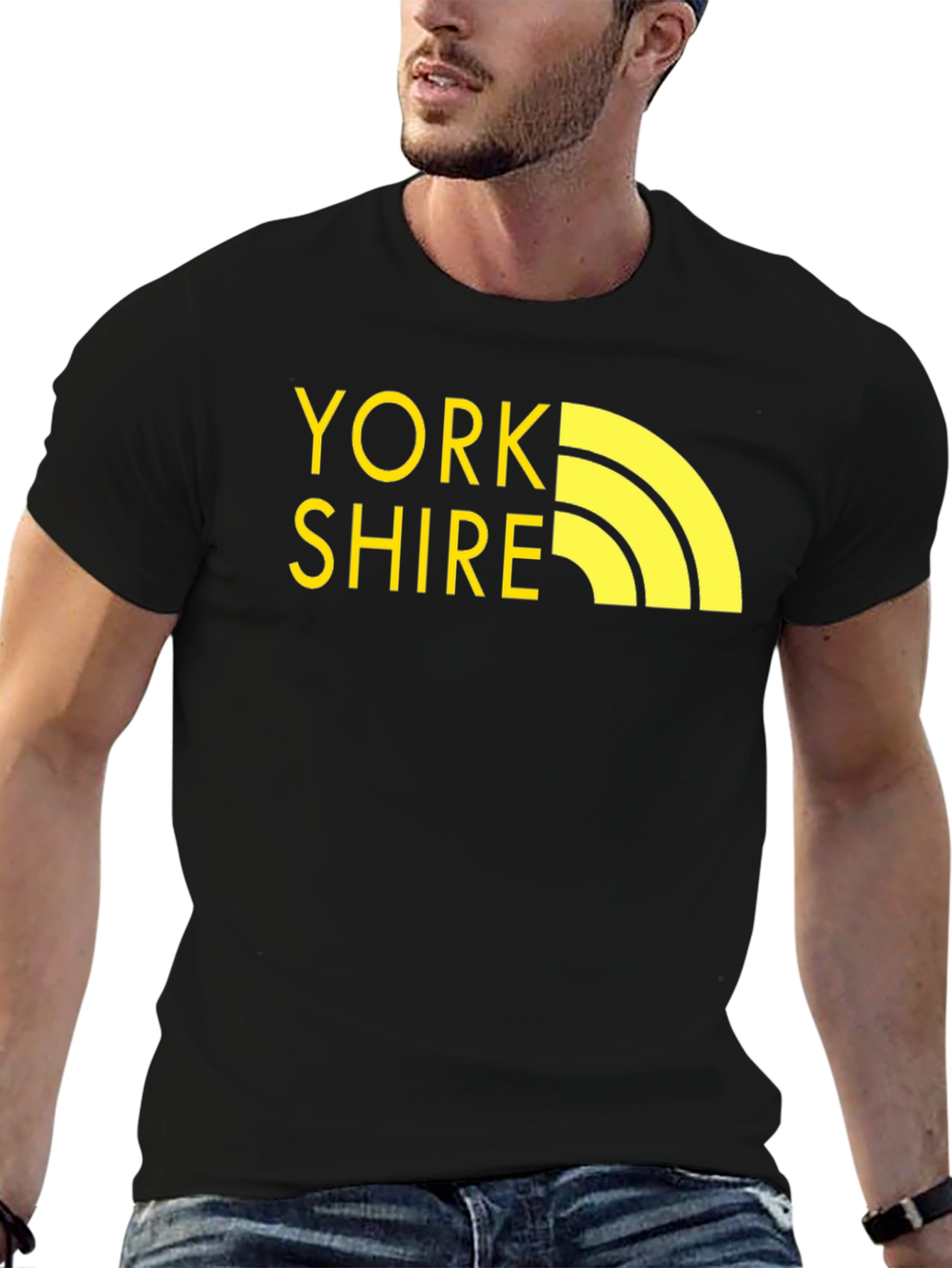 Yorkshire Graphic T-Shirt - Black