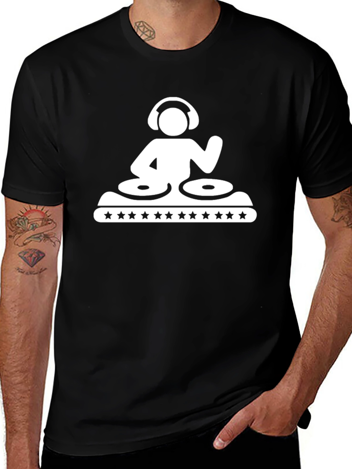 DJ Graphic T-Shirt - Cool Music Lover Tee