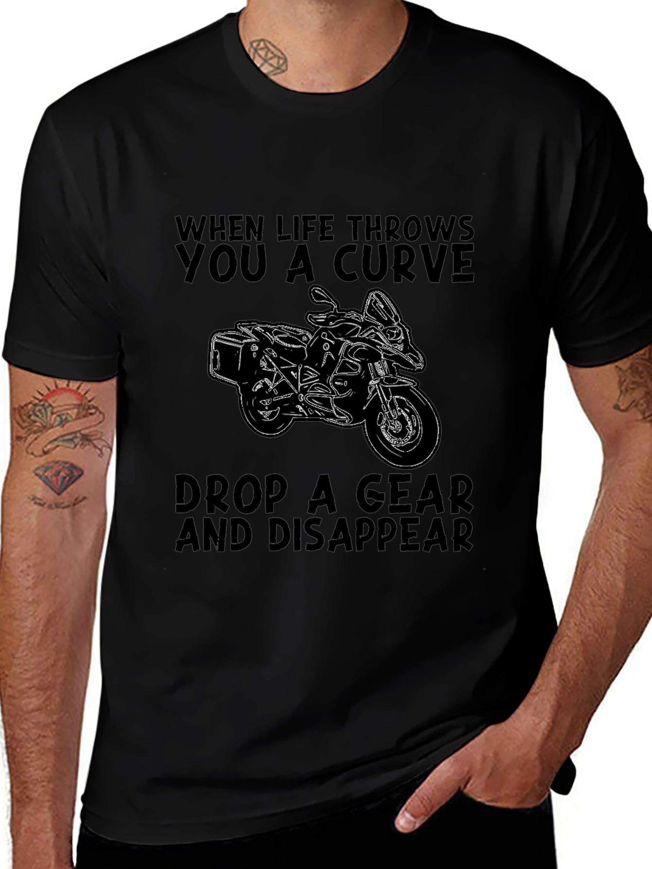 Motorcycle Curve T-Shirt