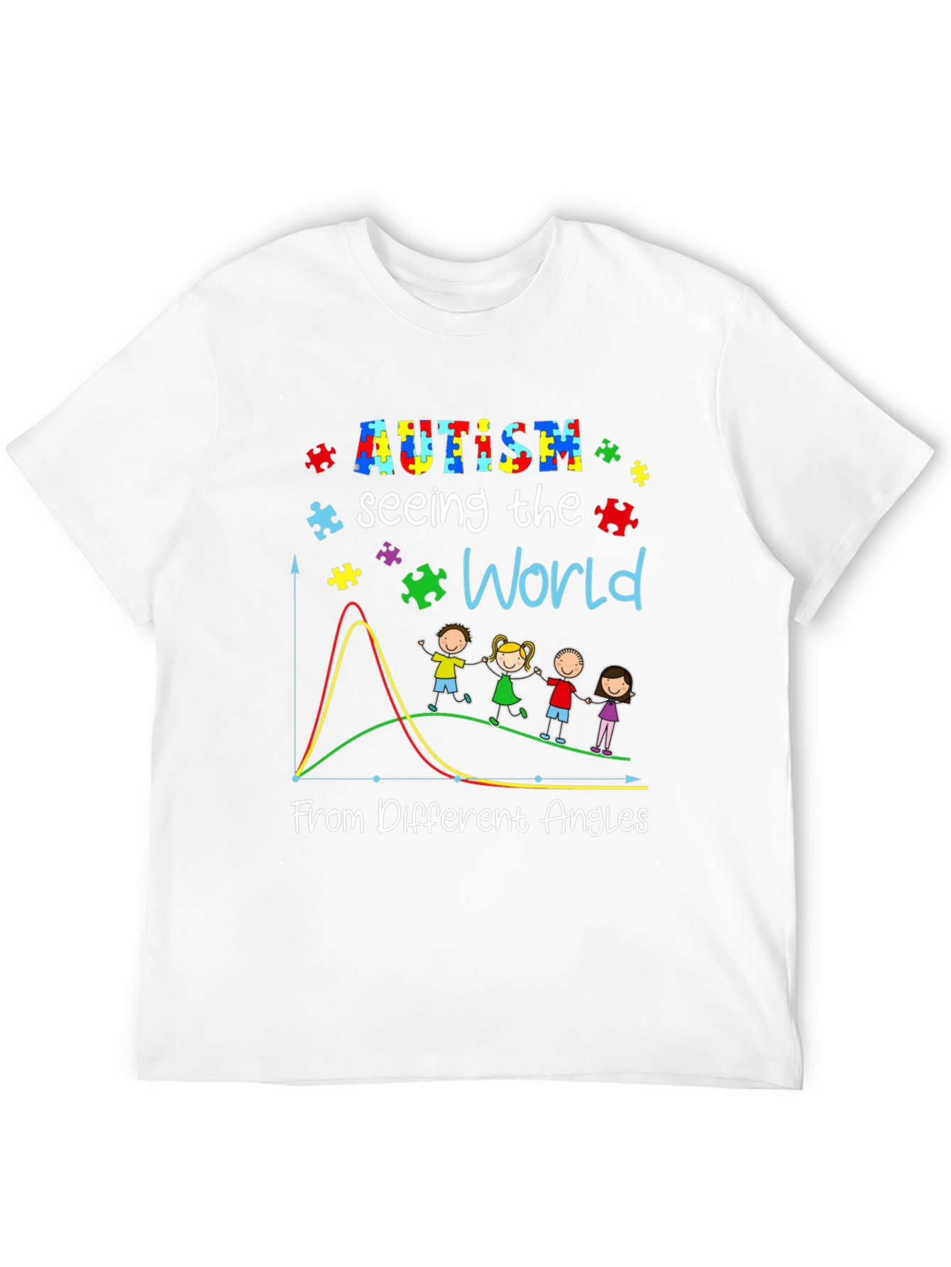 Autism Seeing The World From Different Angles T-Shirt