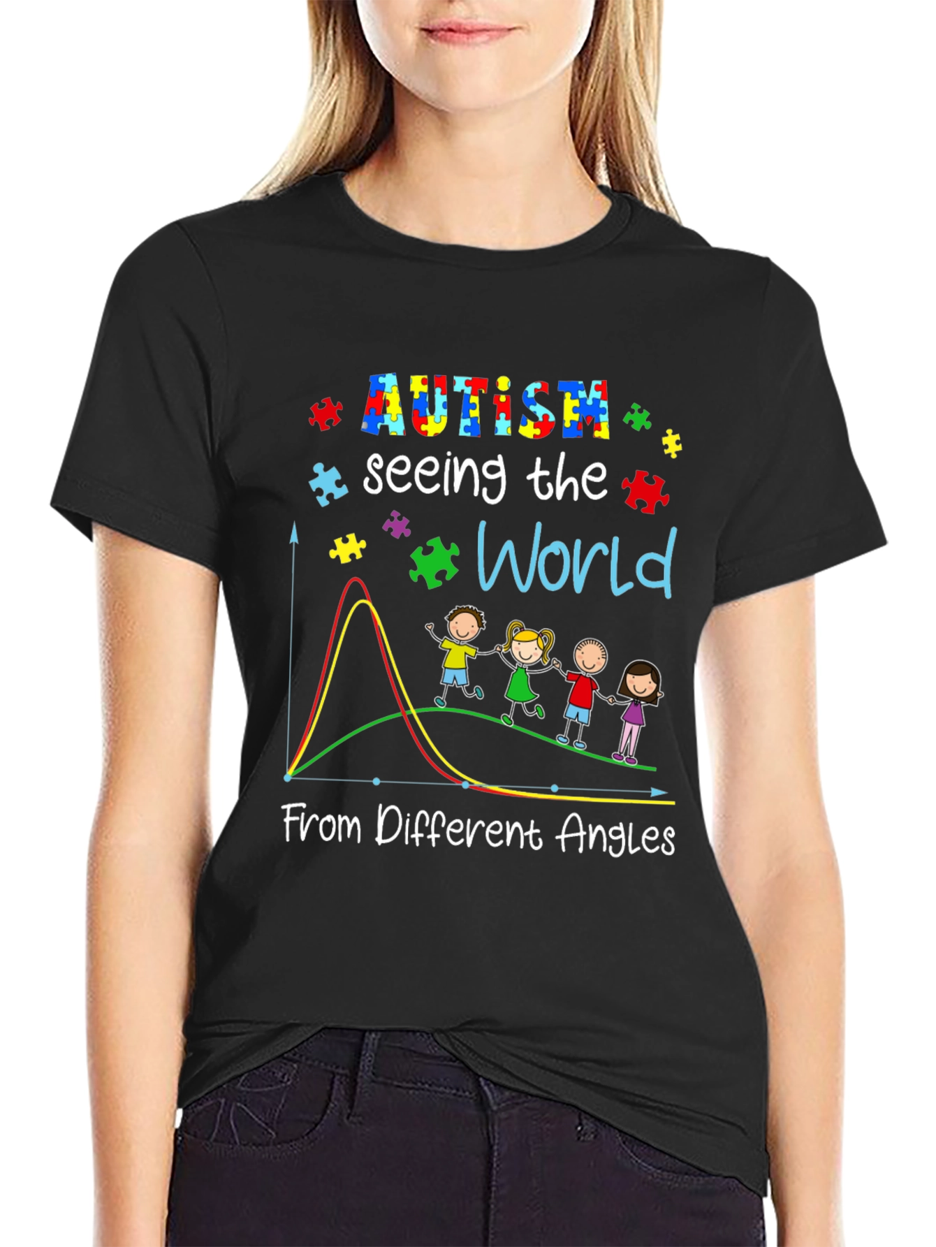 Autism Seeing The World From Different Angles T-Shirt