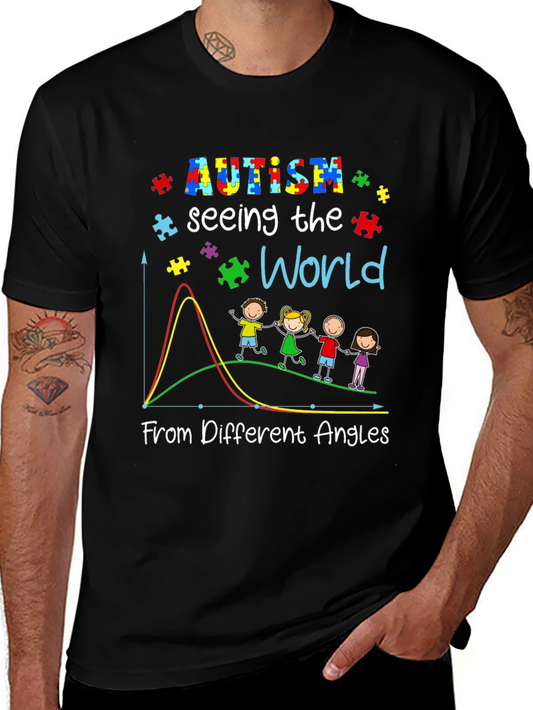 Autism Seeing The World From Different Angles T-Shirt