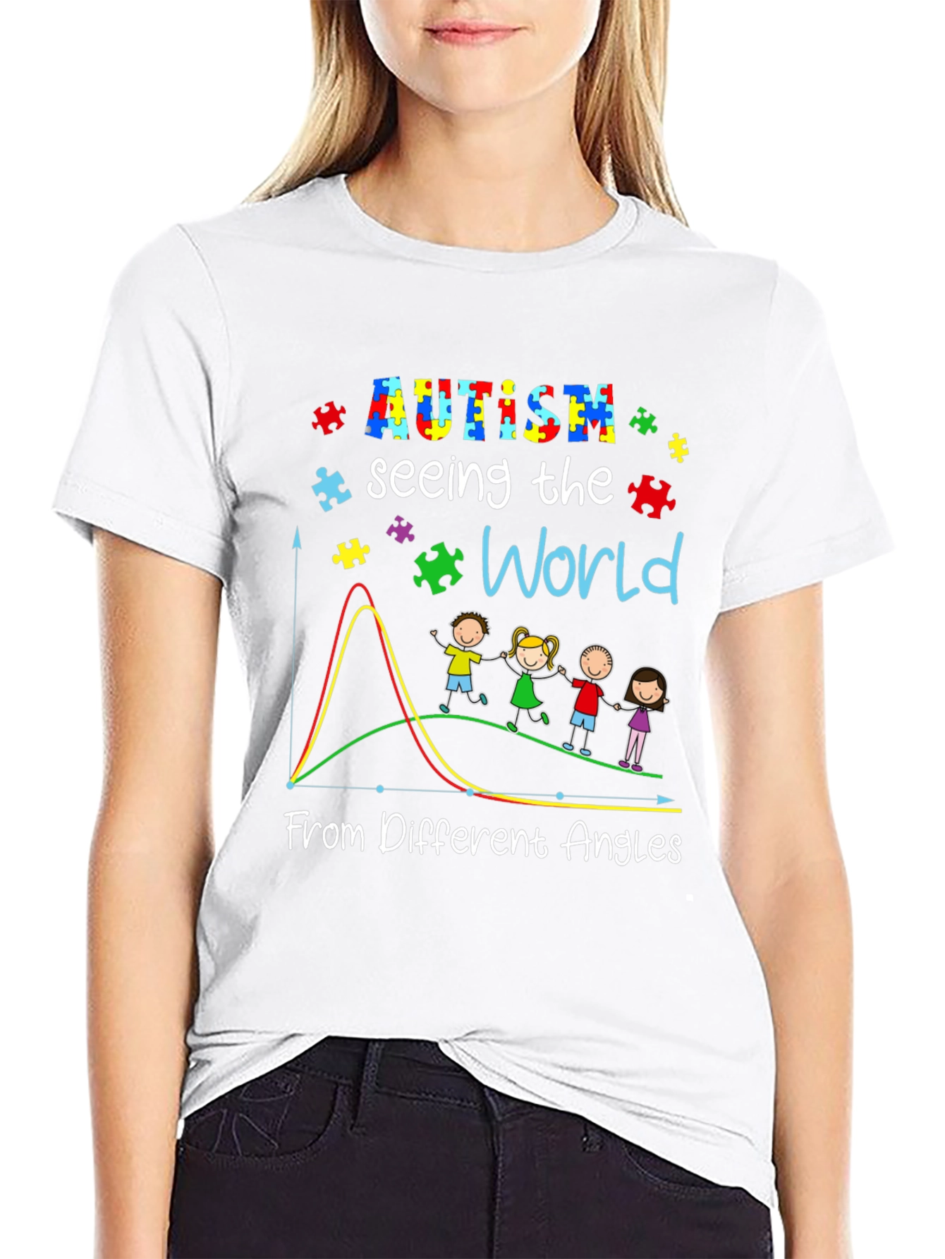 Autism Seeing The World From Different Angles T-Shirt