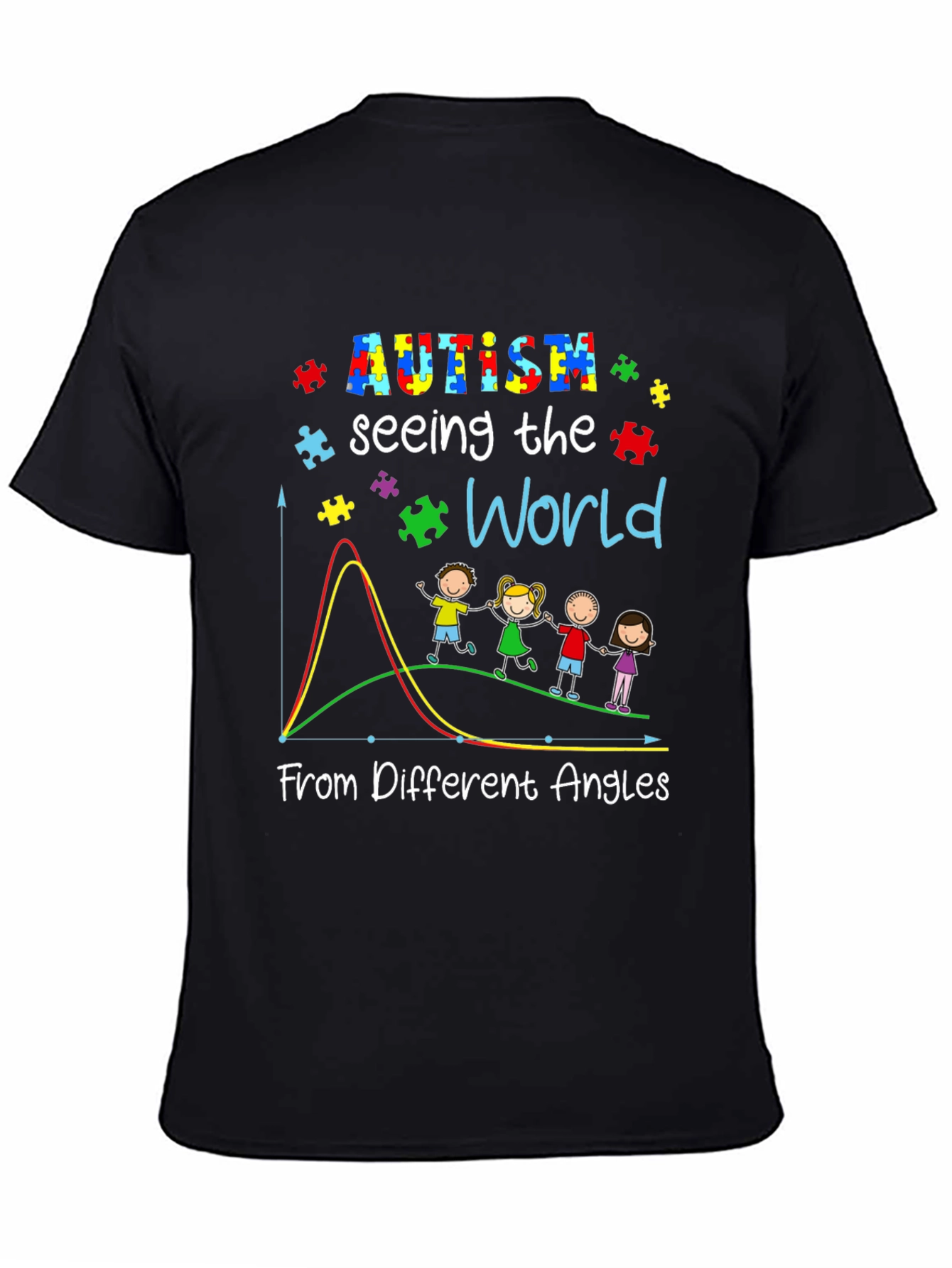 Autism Seeing The World From Different Angles T-Shirt