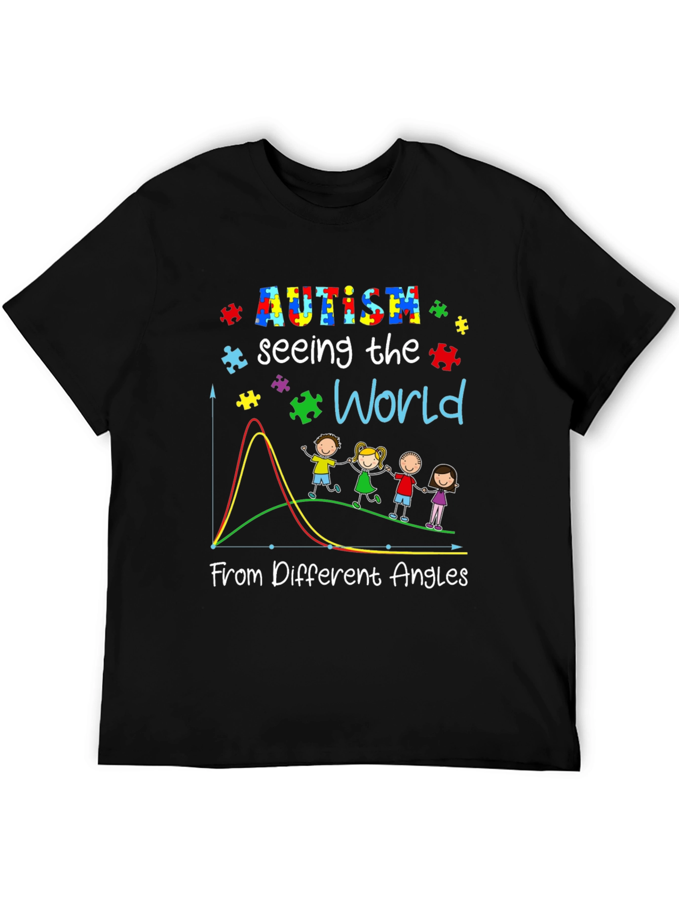Autism Seeing The World From Different Angles T-Shirt