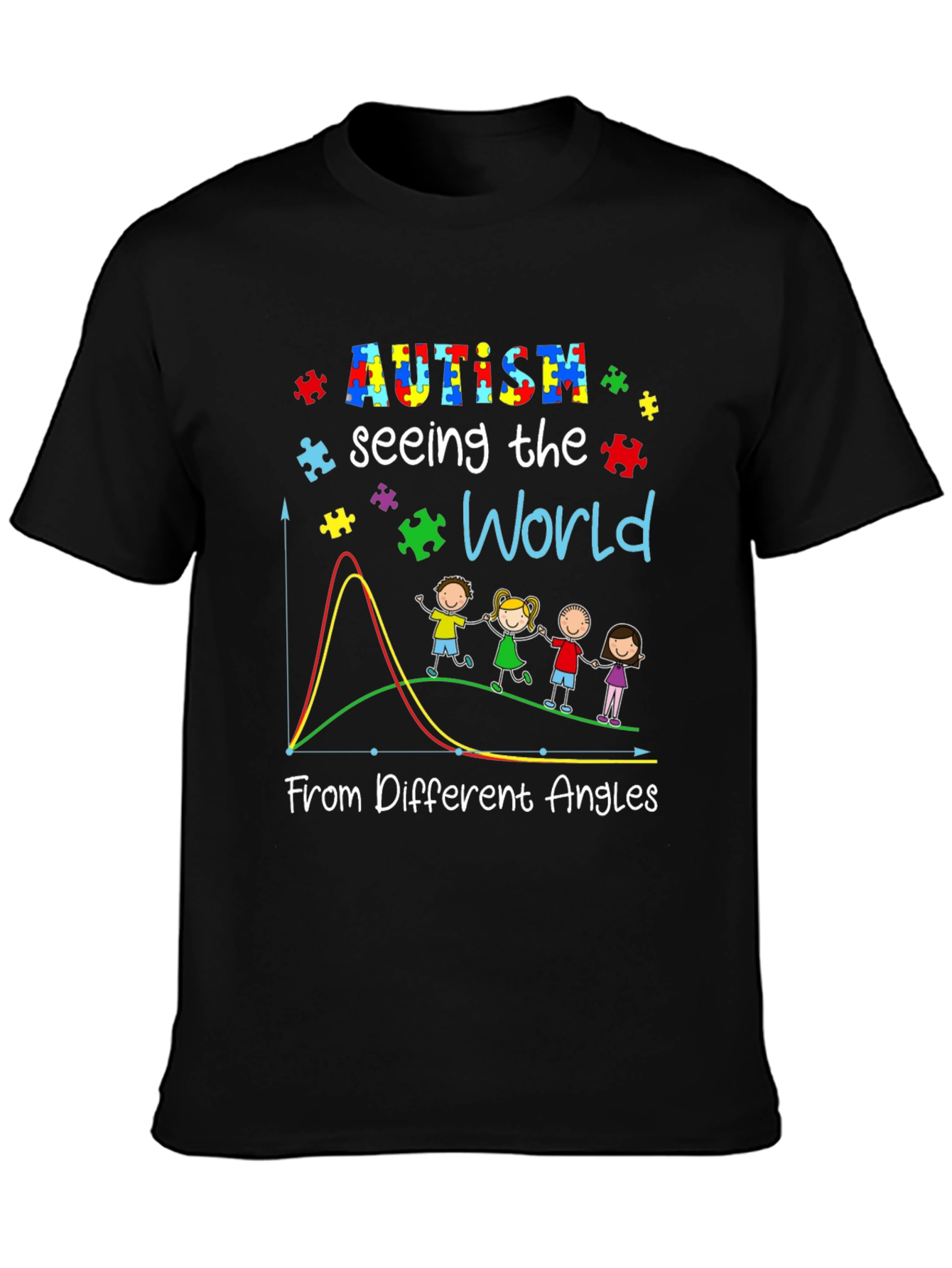 Autism Seeing The World From Different Angles T-Shirt