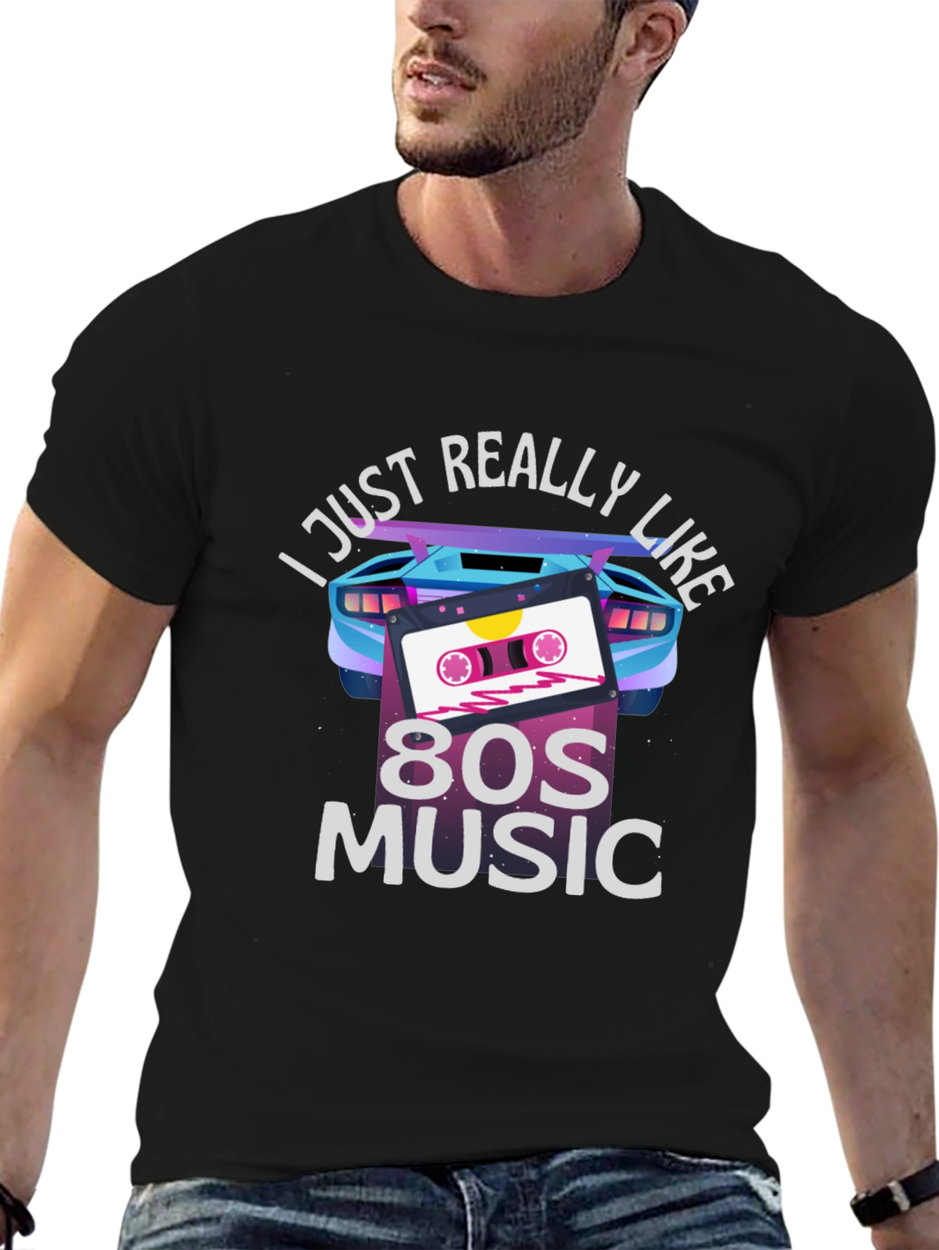 80s Music Graphic T-Shirt