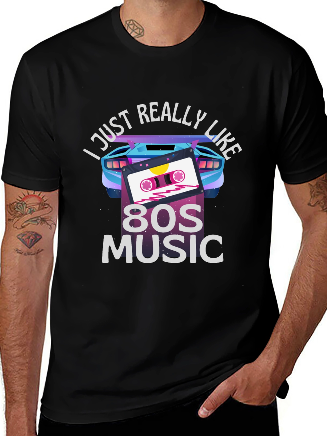 80s Music Graphic T-Shirt