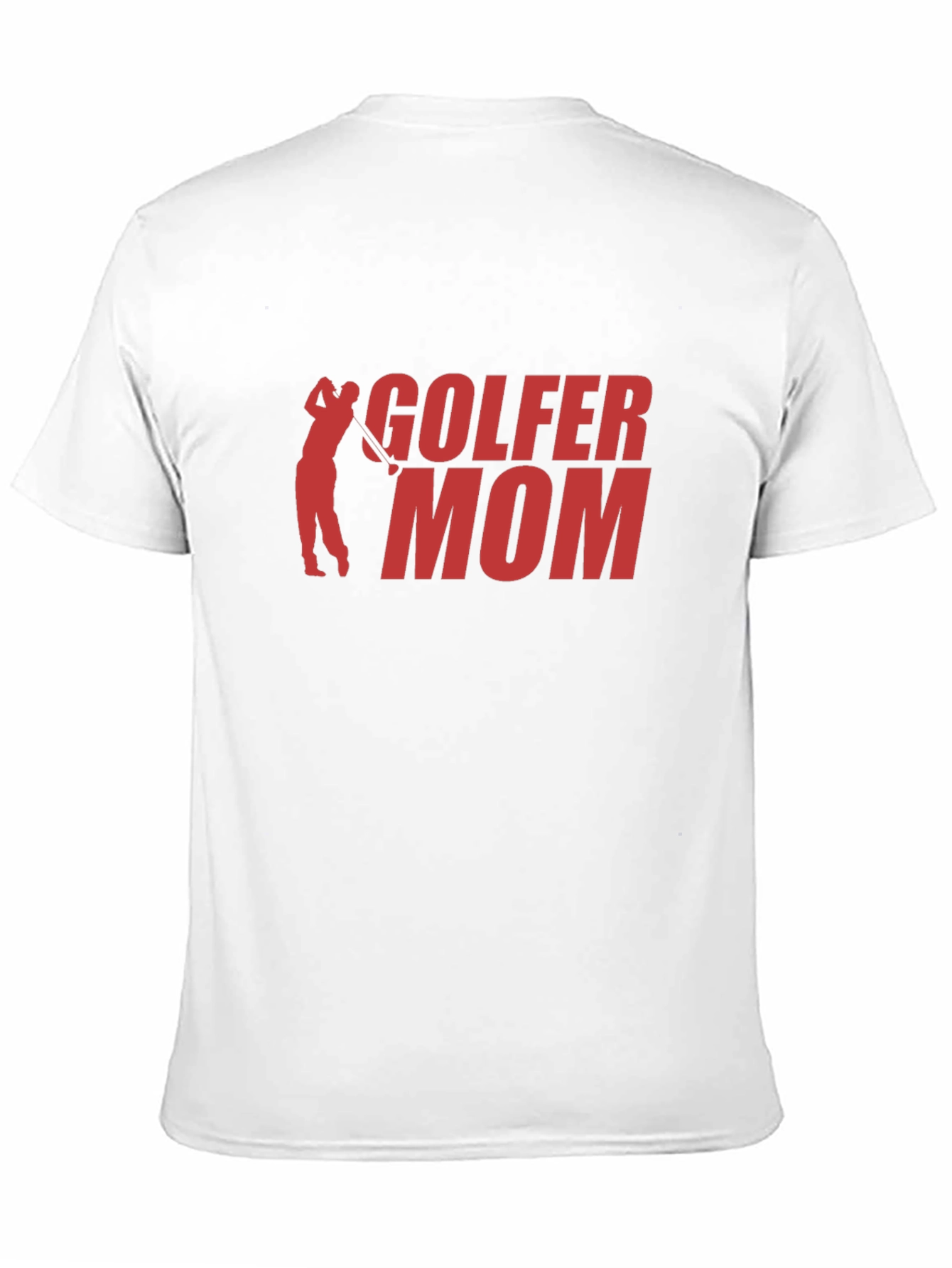 Golfer Mom T-Shirt - Black Cotton Tee