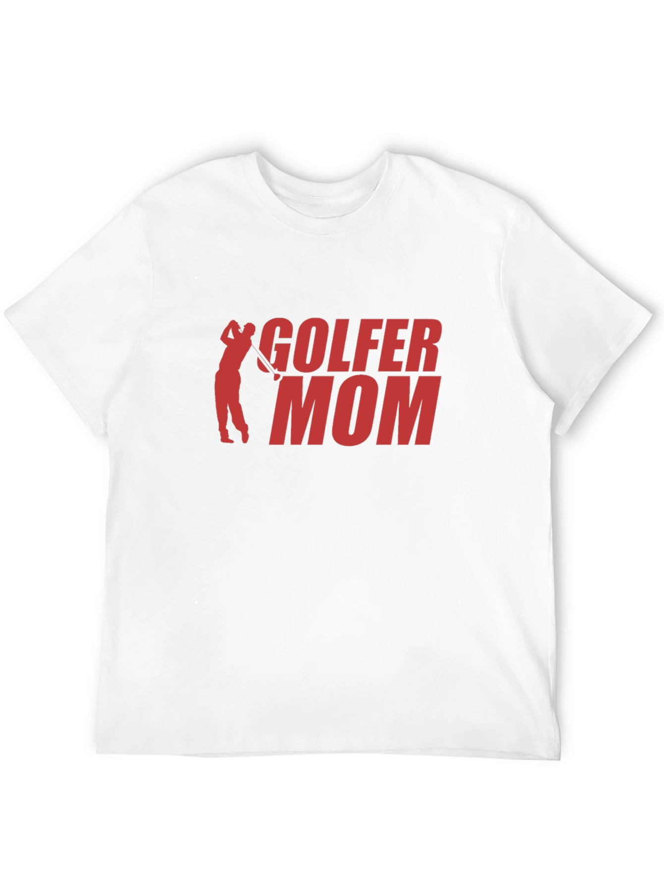 Golfer Mom T-Shirt - Black Cotton Tee