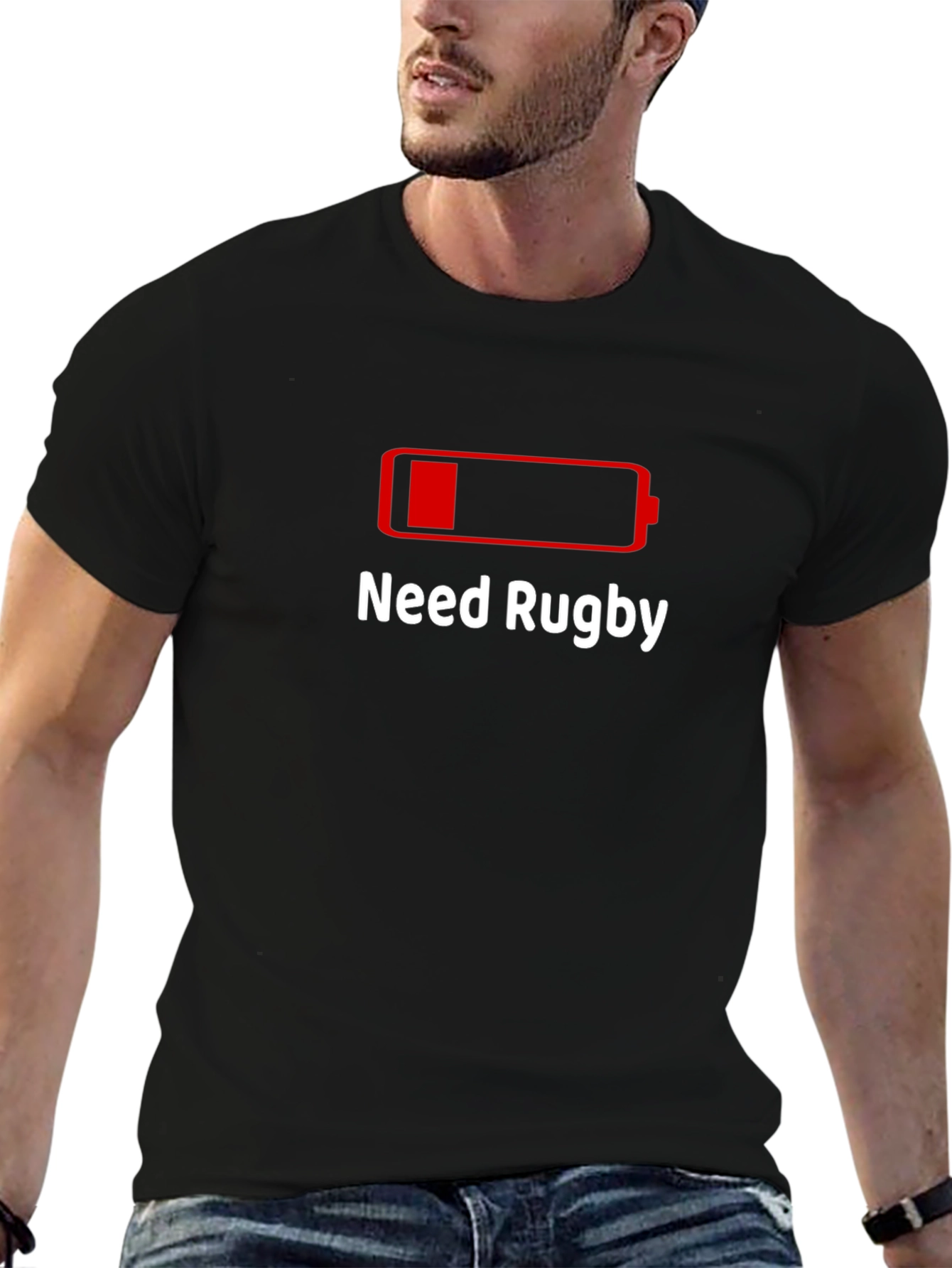 Need Rugby Black T-Shirt