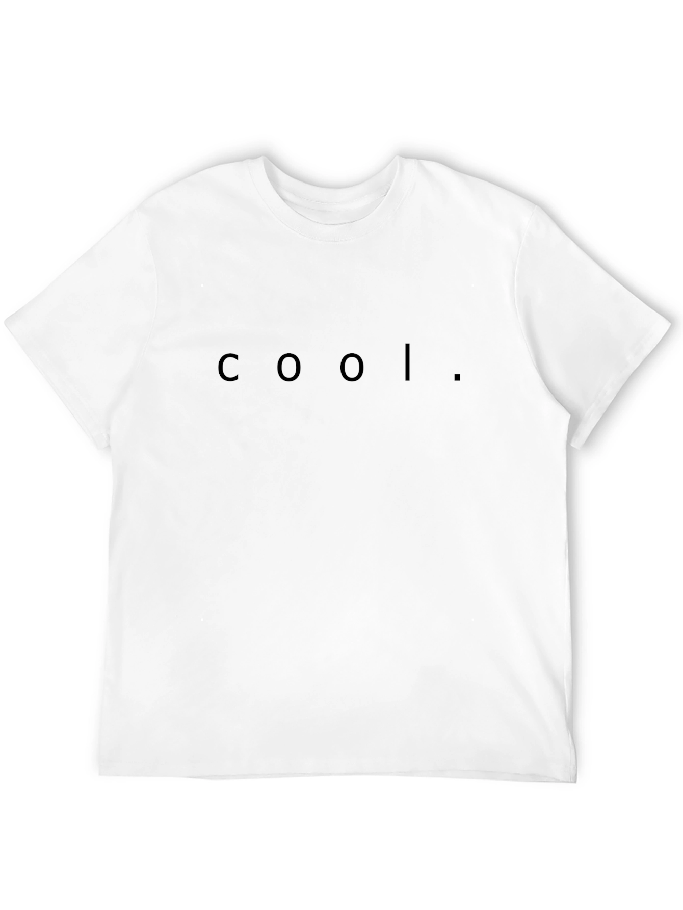 Cool Statement T-Shirt - Minimalist Black Tee