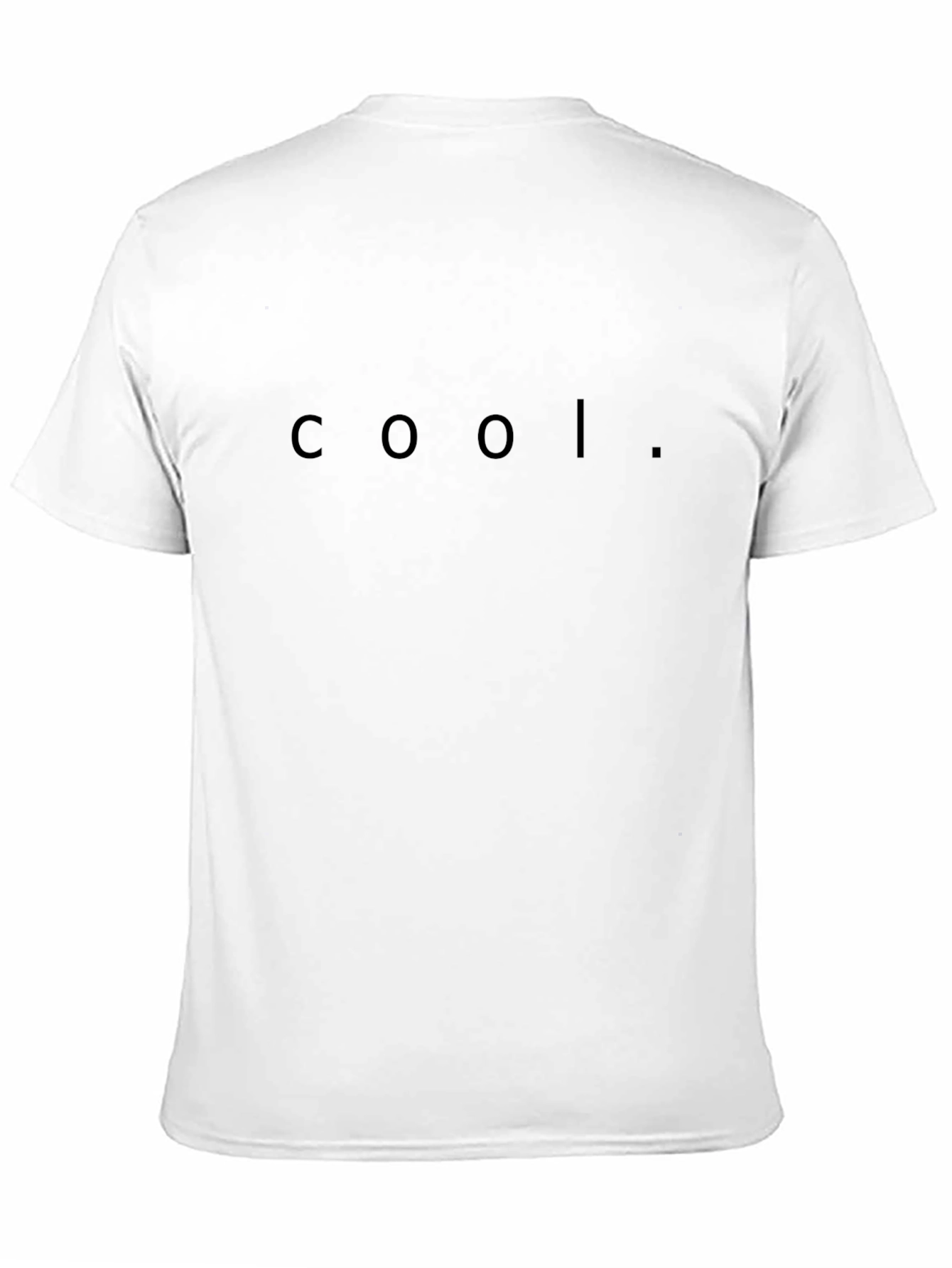 Cool Statement T-Shirt - Minimalist Black Tee