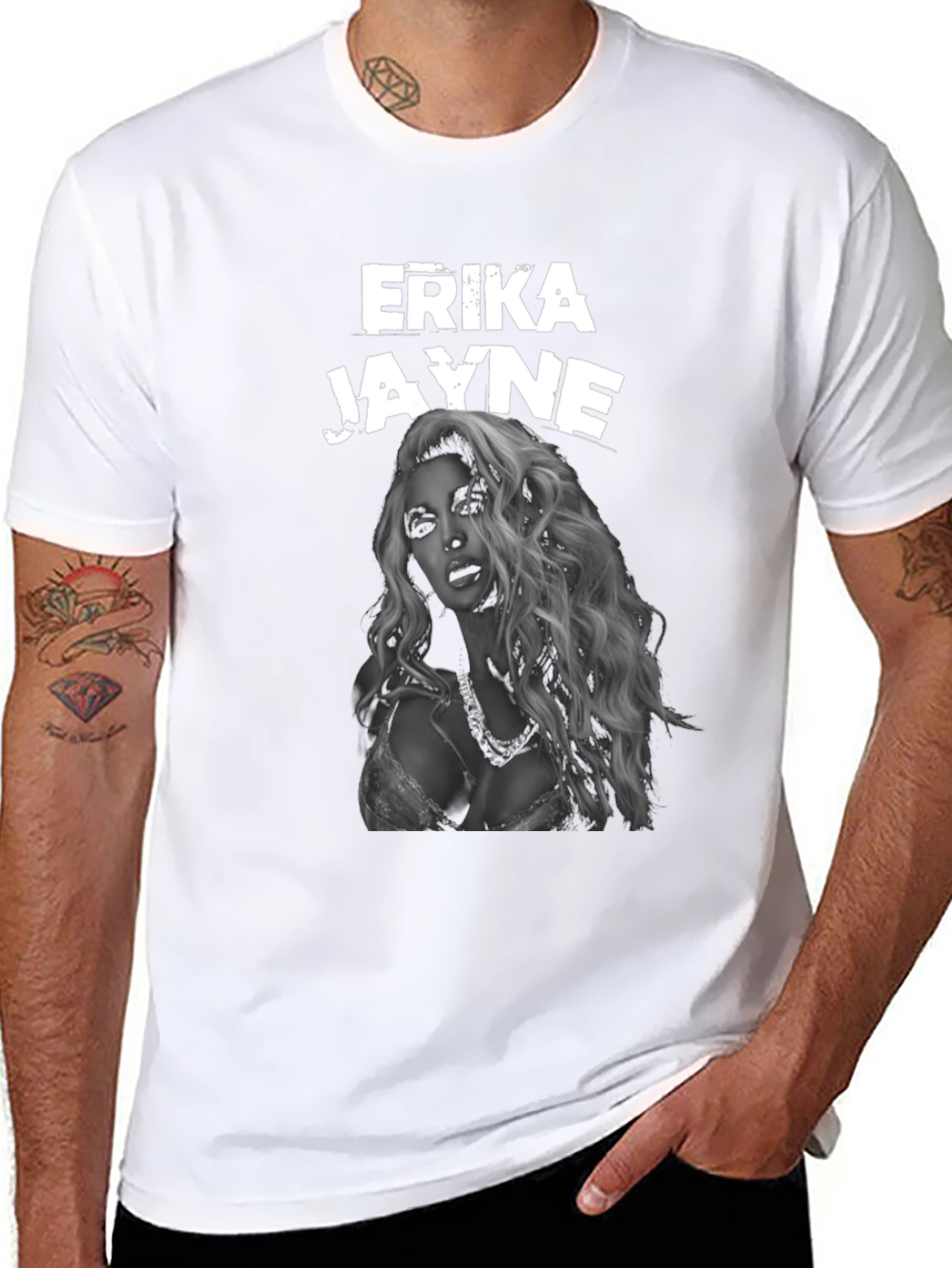 Erika Jayne Graphic T-Shirt - Black