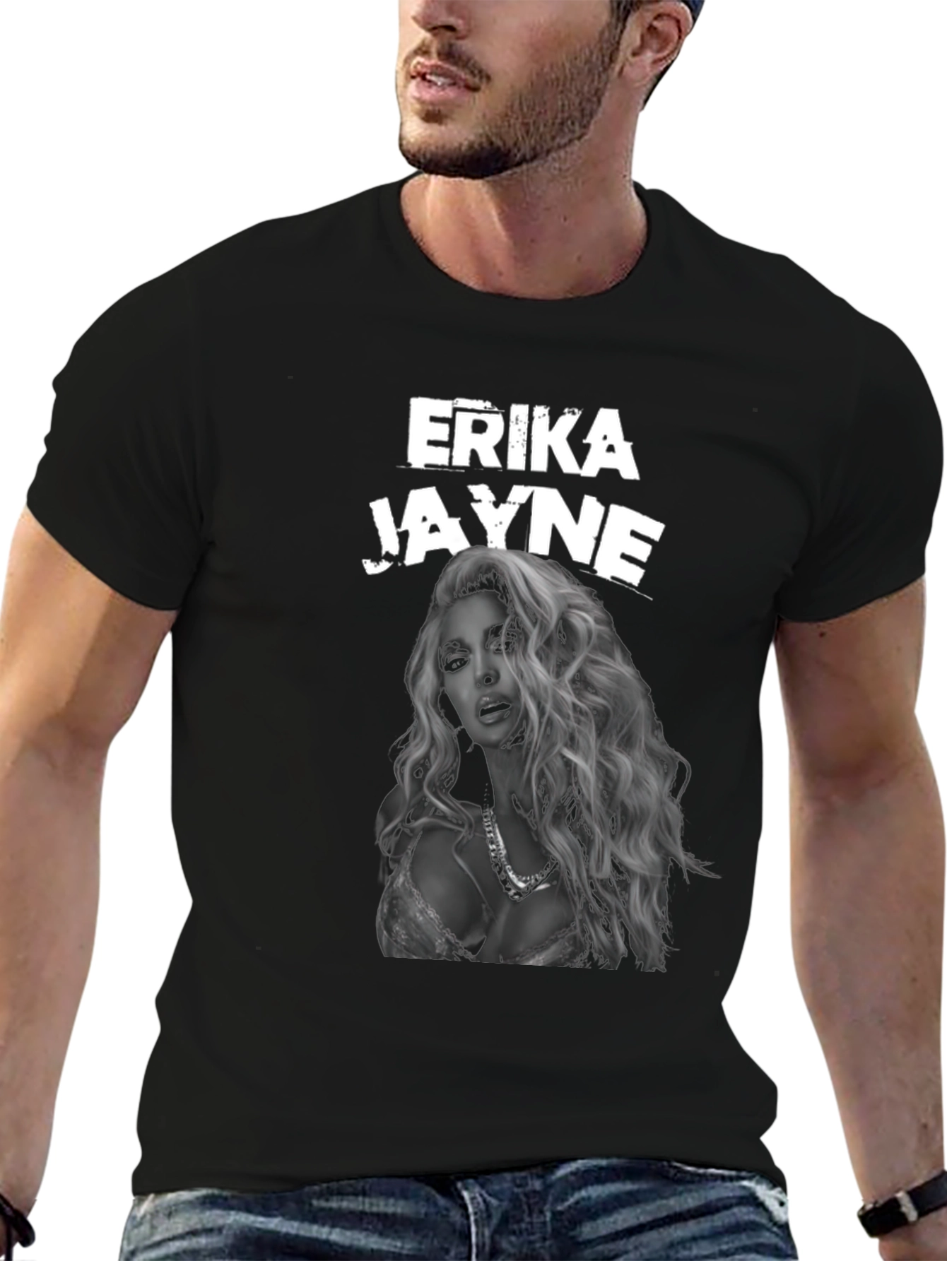 Erika Jayne Graphic T-Shirt - Black