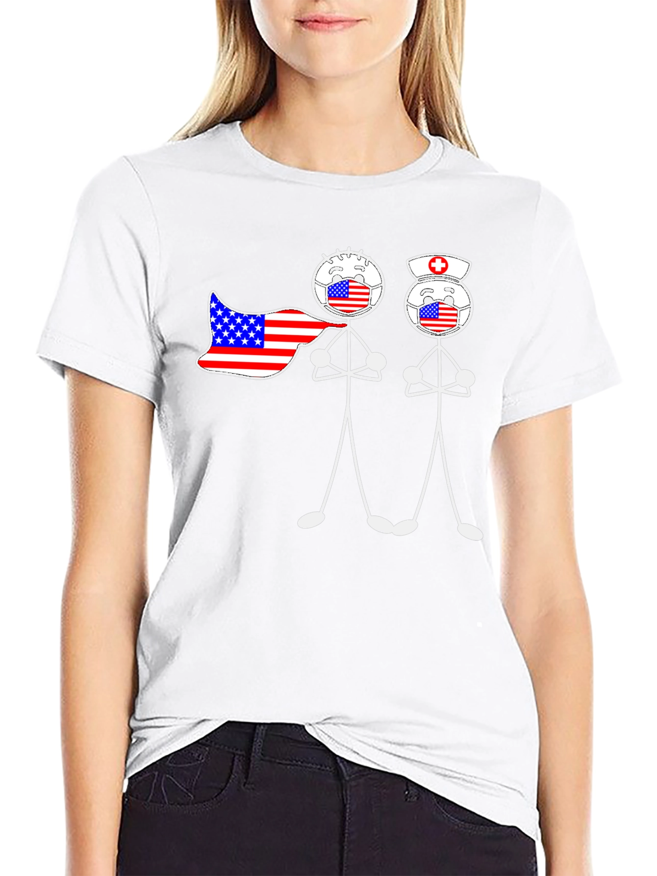 Patriotic Medical Heroes T-Shirt
