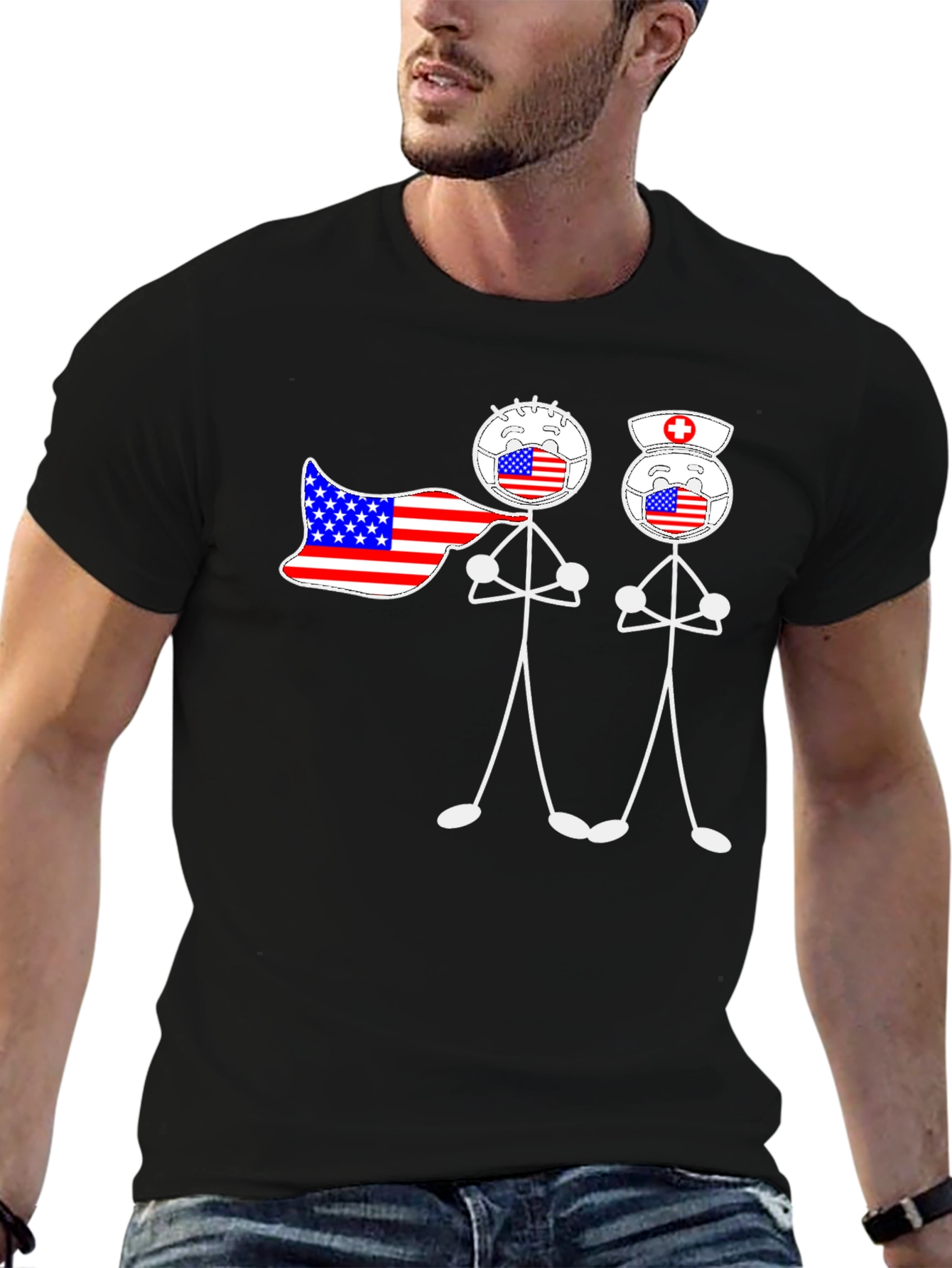 Patriotic Medical Heroes T-Shirt
