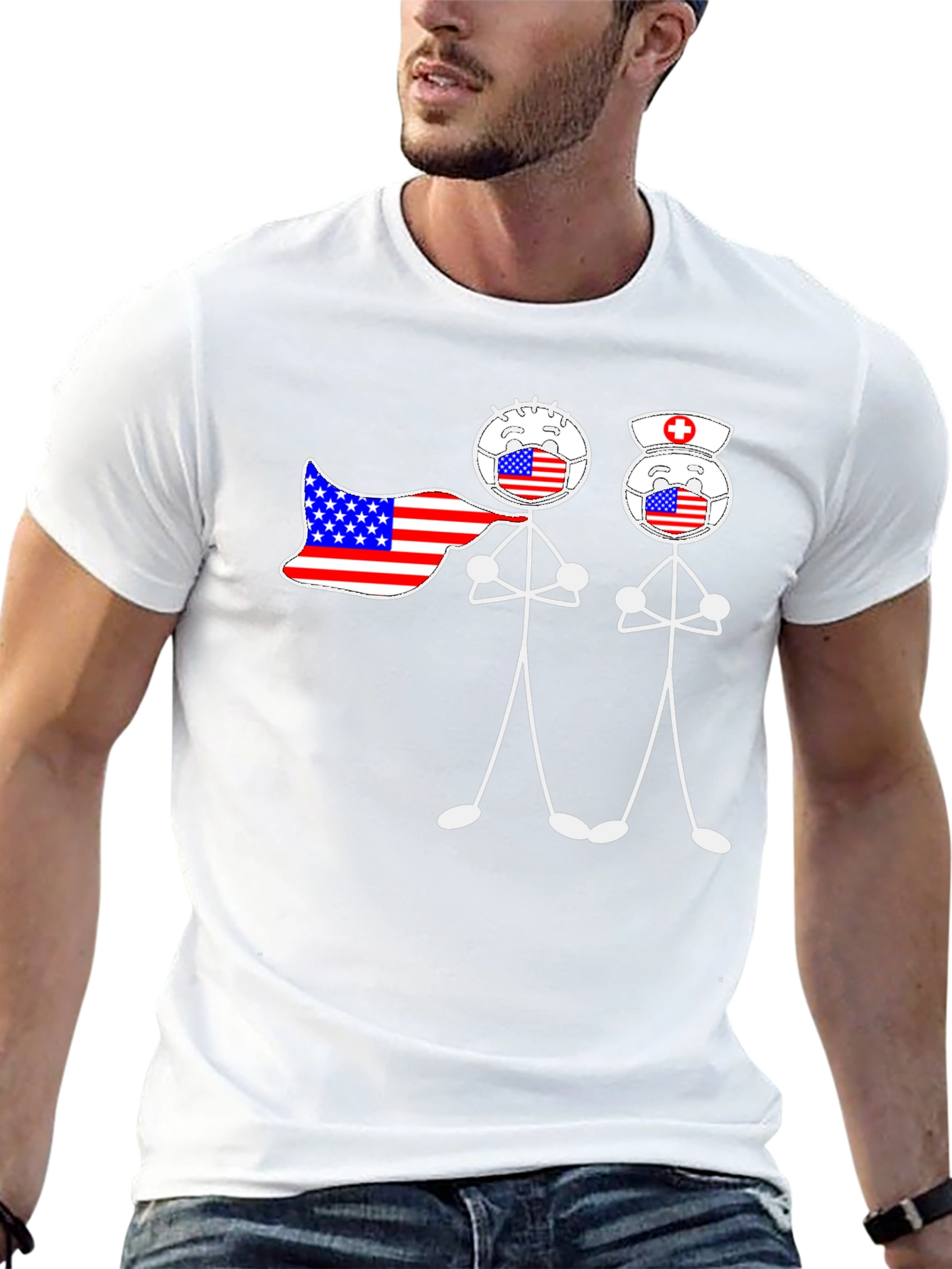 Patriotic Medical Heroes T-Shirt