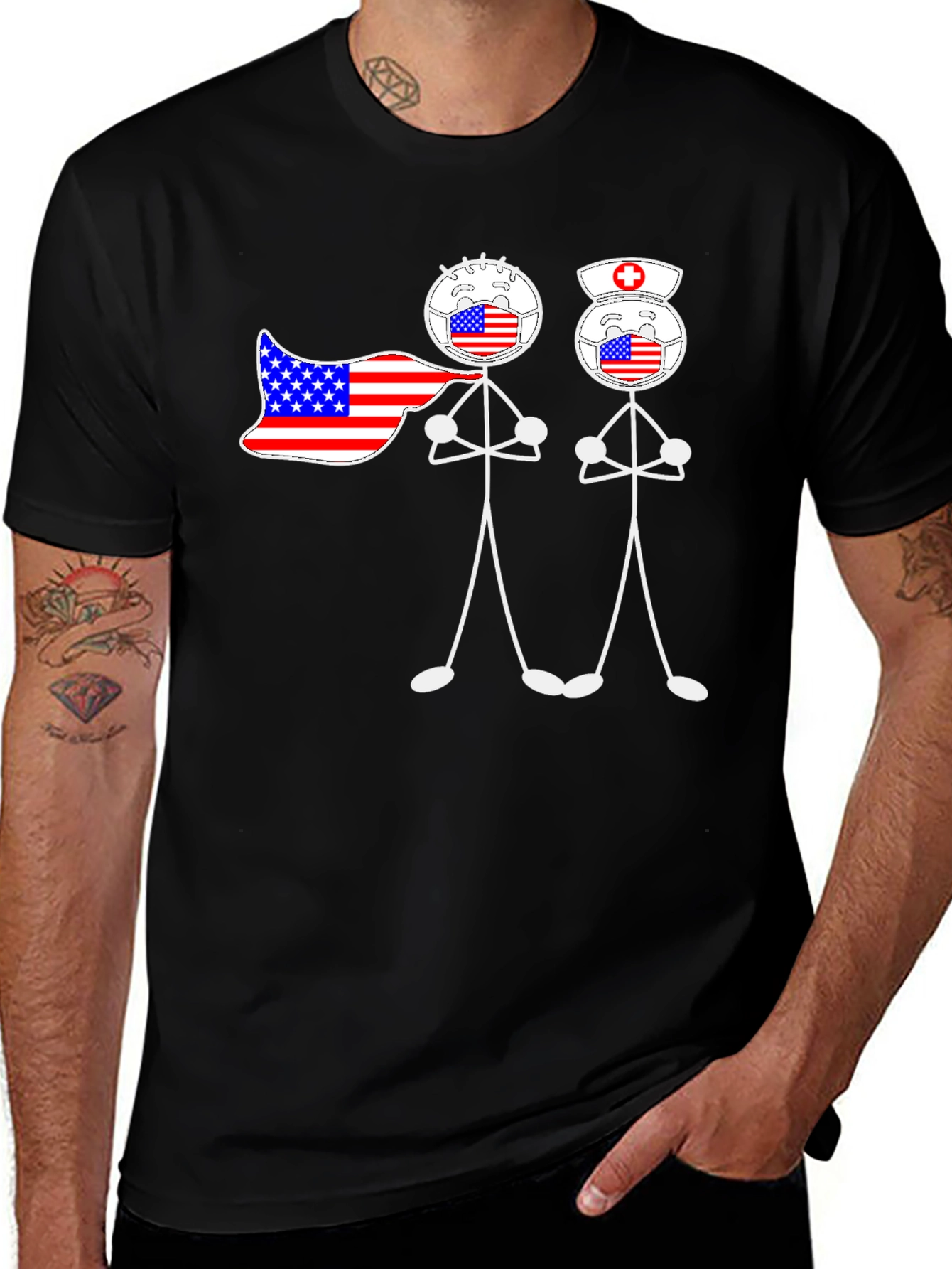 Patriotic Medical Heroes T-Shirt