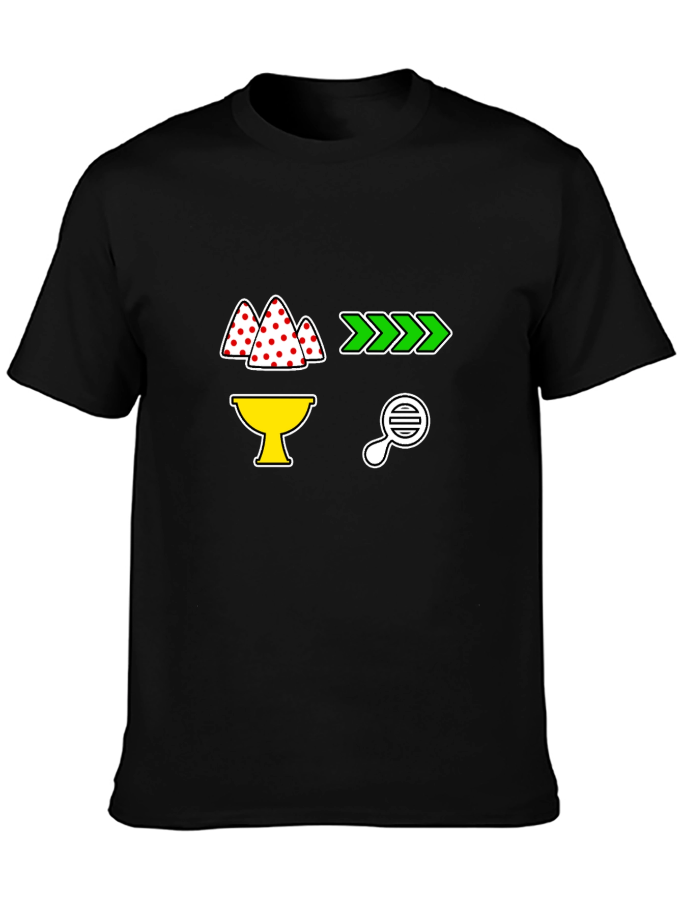 Cycling Jersey Inspired Graphic Tee