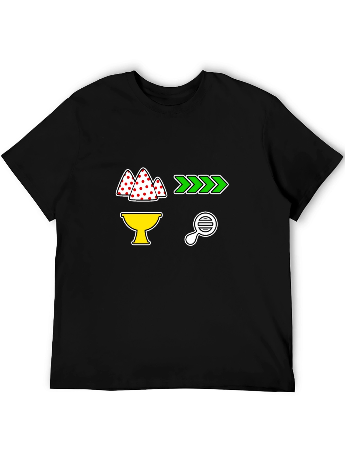 Cycling Jersey Inspired Graphic Tee