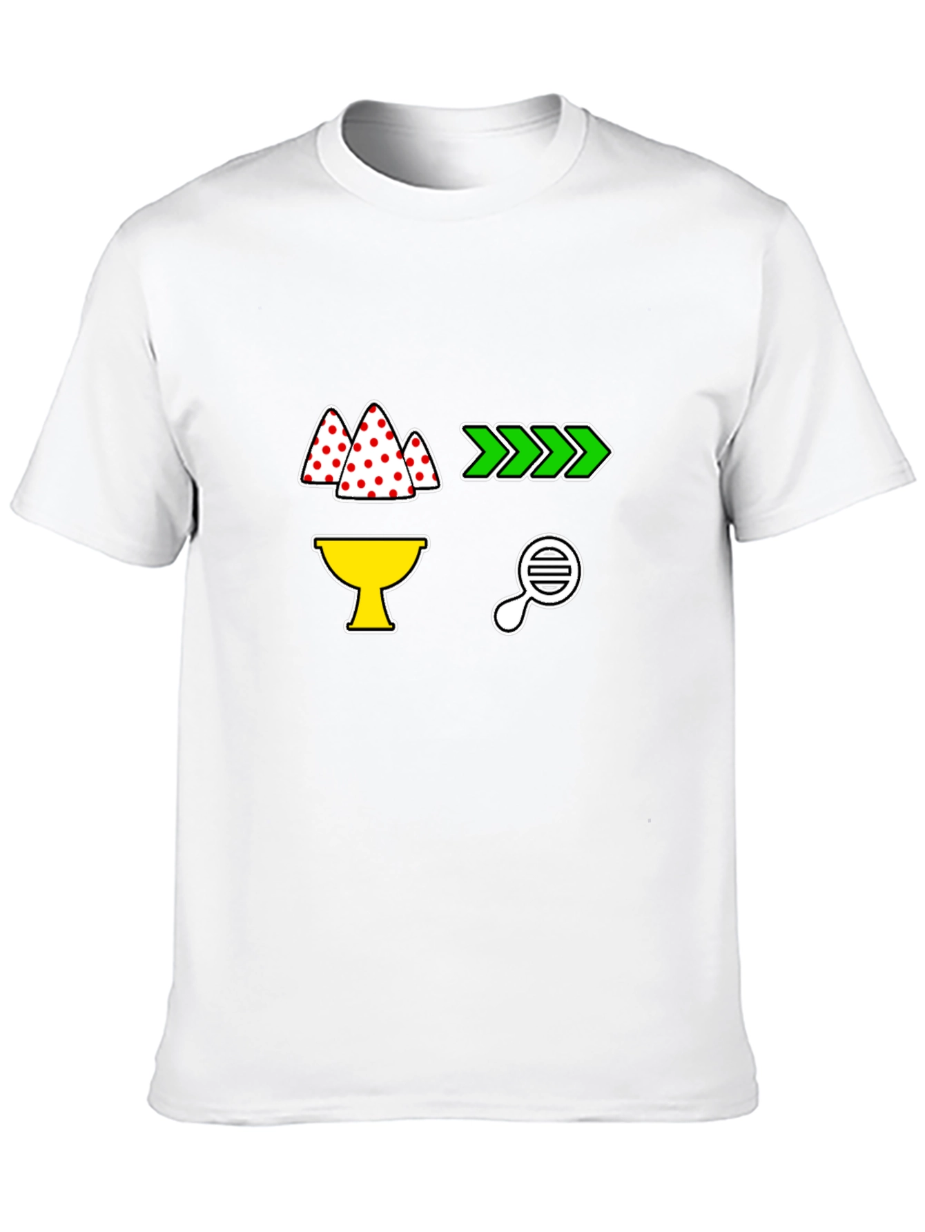 Cycling Jersey Inspired Graphic Tee