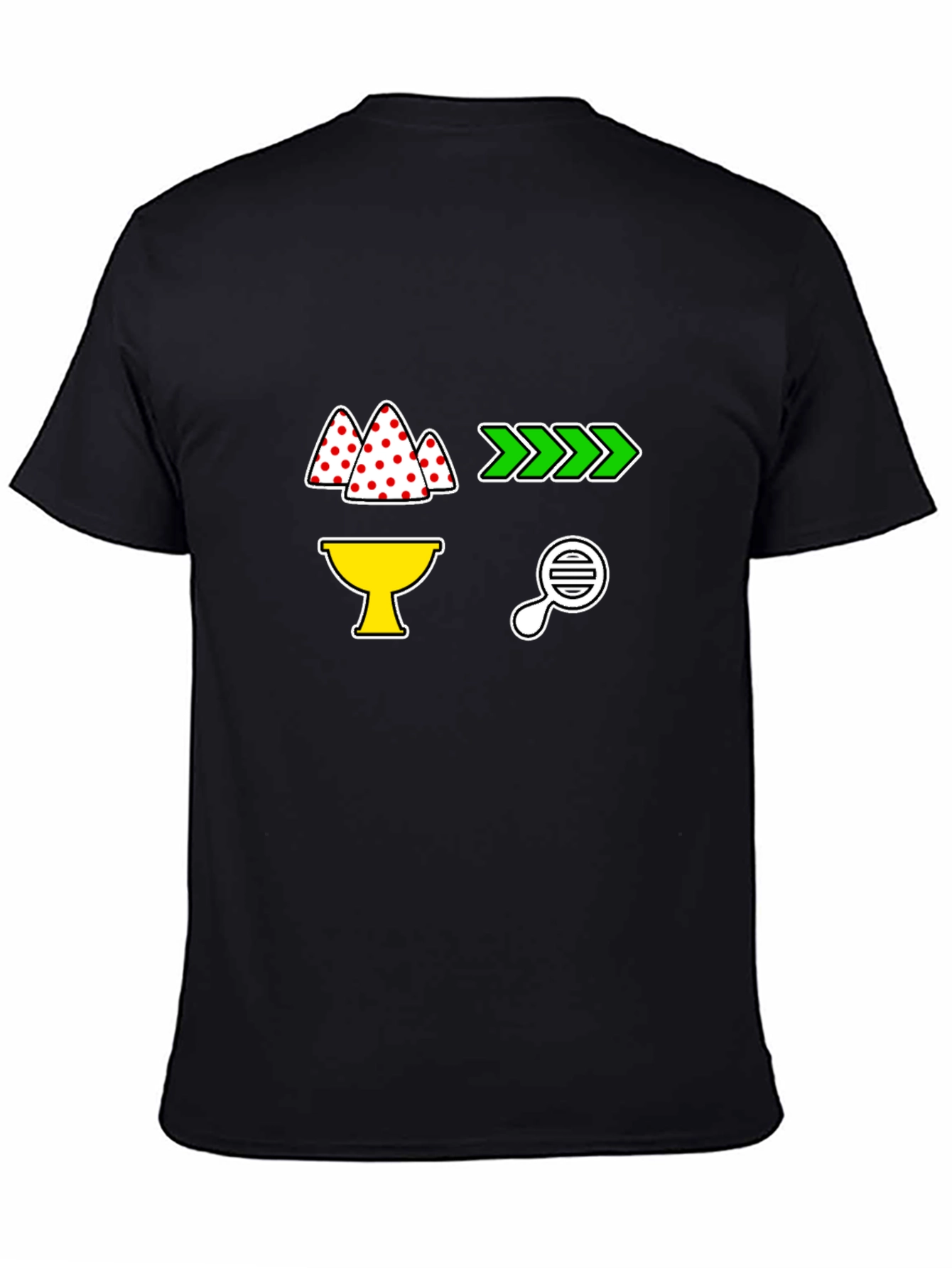 Cycling Jersey Inspired Graphic Tee