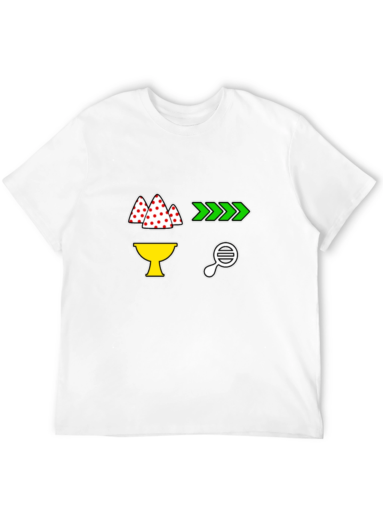 Cycling Jersey Inspired Graphic Tee