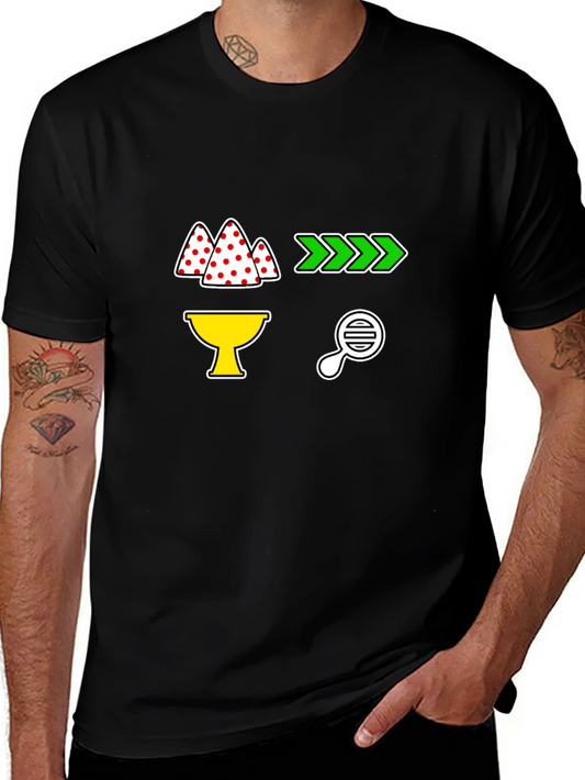 Cycling Jersey Inspired Graphic Tee
