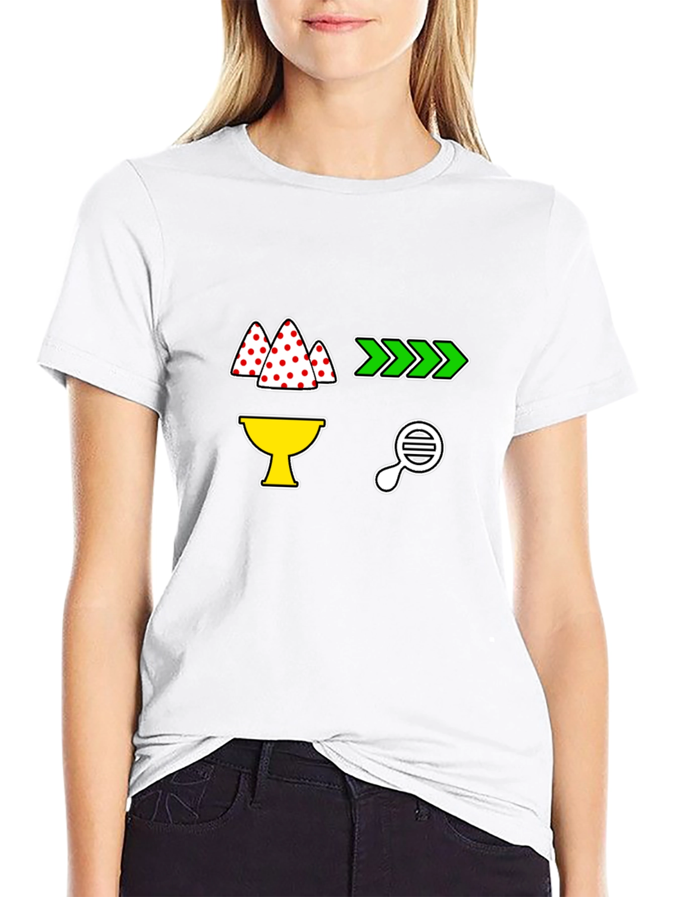 Cycling Jersey Inspired Graphic Tee