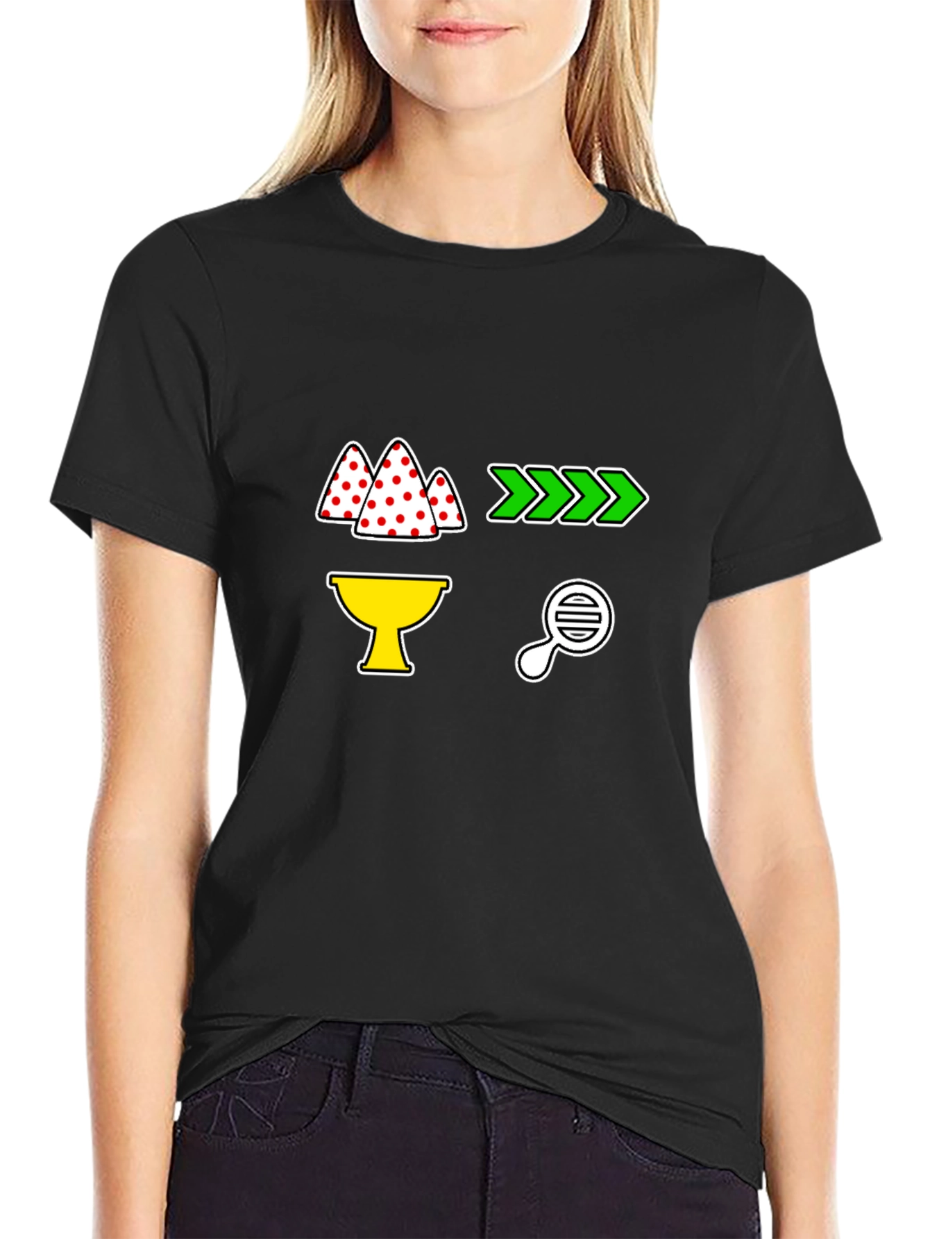 Cycling Jersey Inspired Graphic Tee