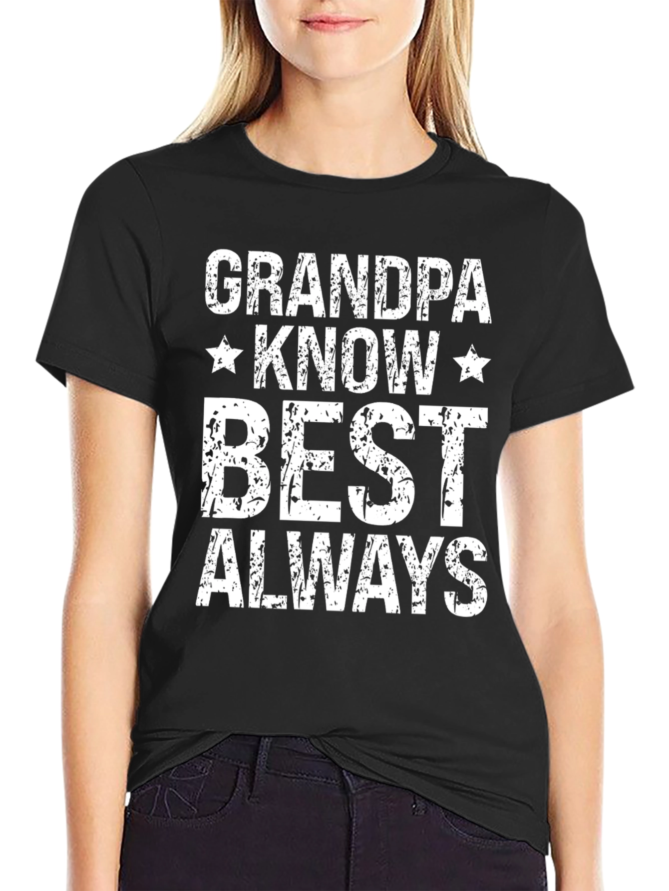 Grandpa Knows Best Mens Graphic T-Shirt