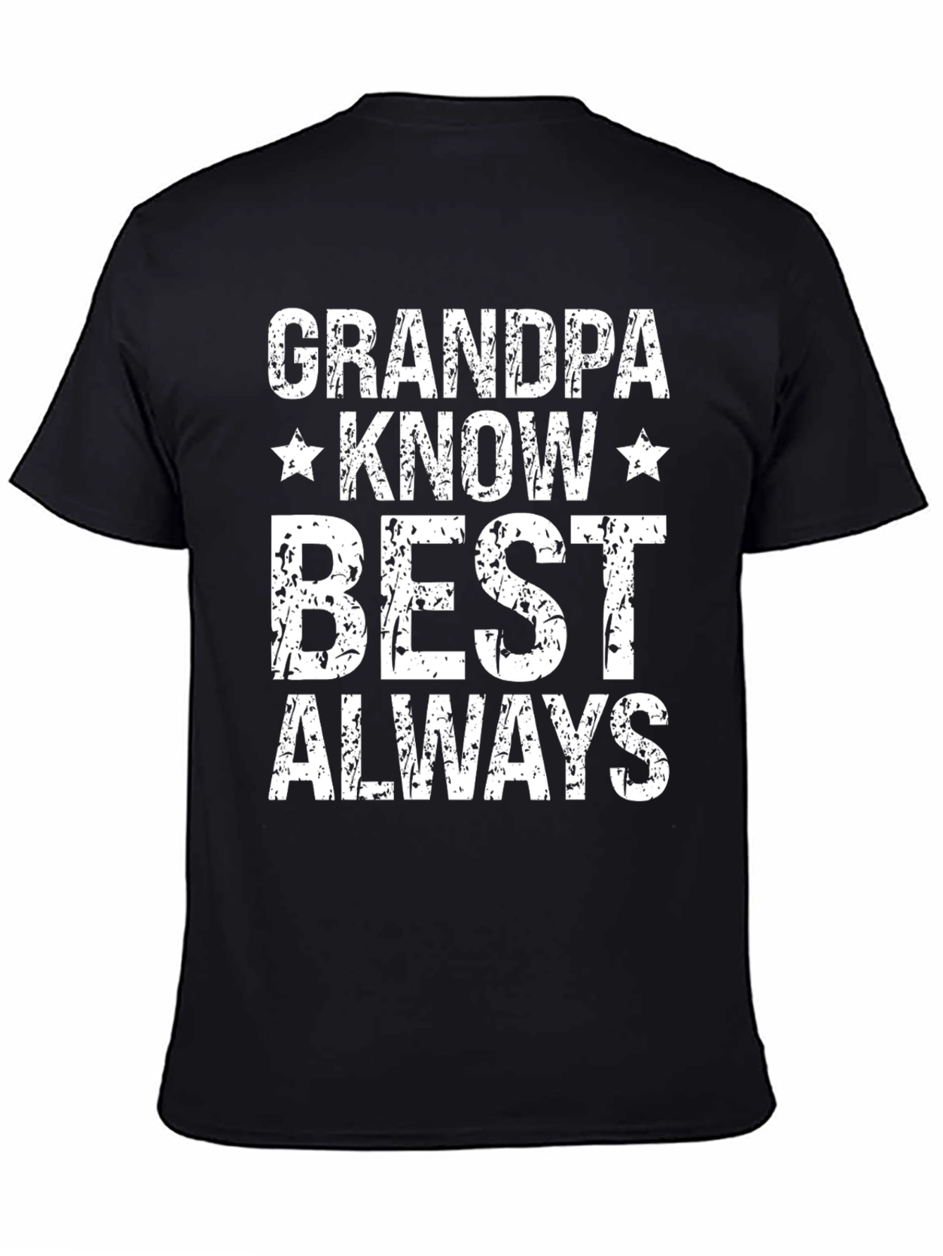 Grandpa Knows Best Mens Graphic T-Shirt