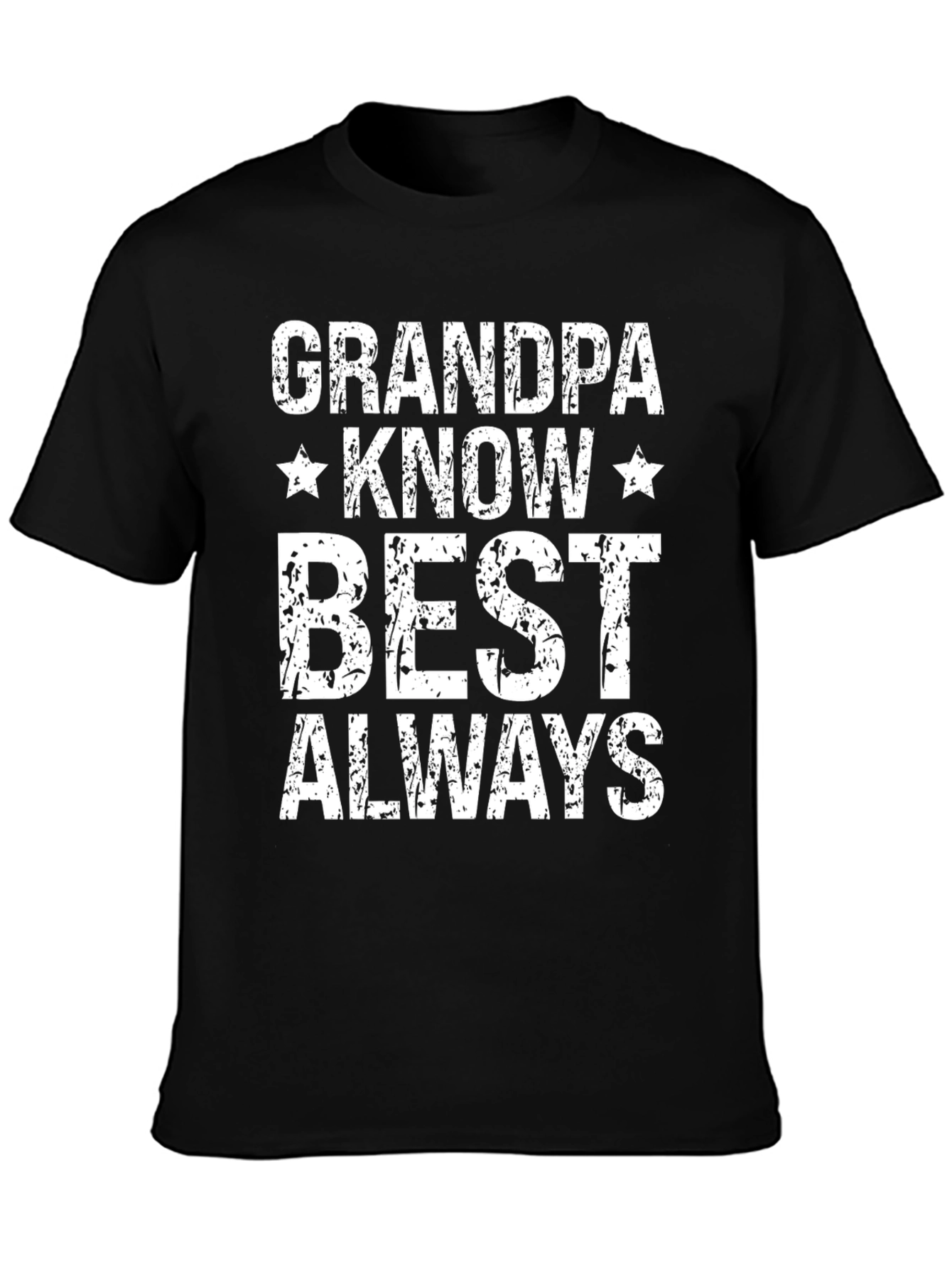 Grandpa Knows Best Mens Graphic T-Shirt