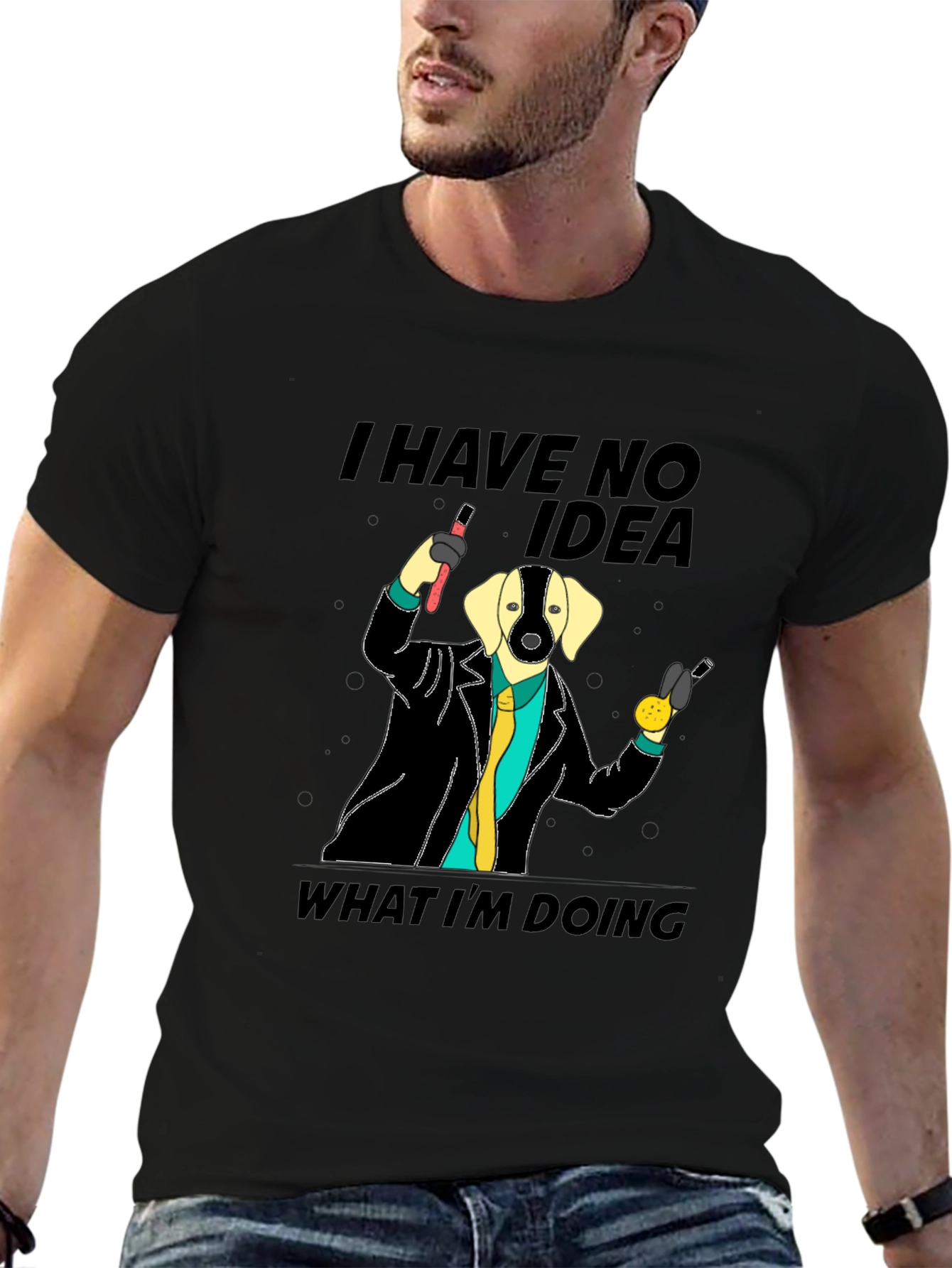 I Have No Idea Dog T-Shirt